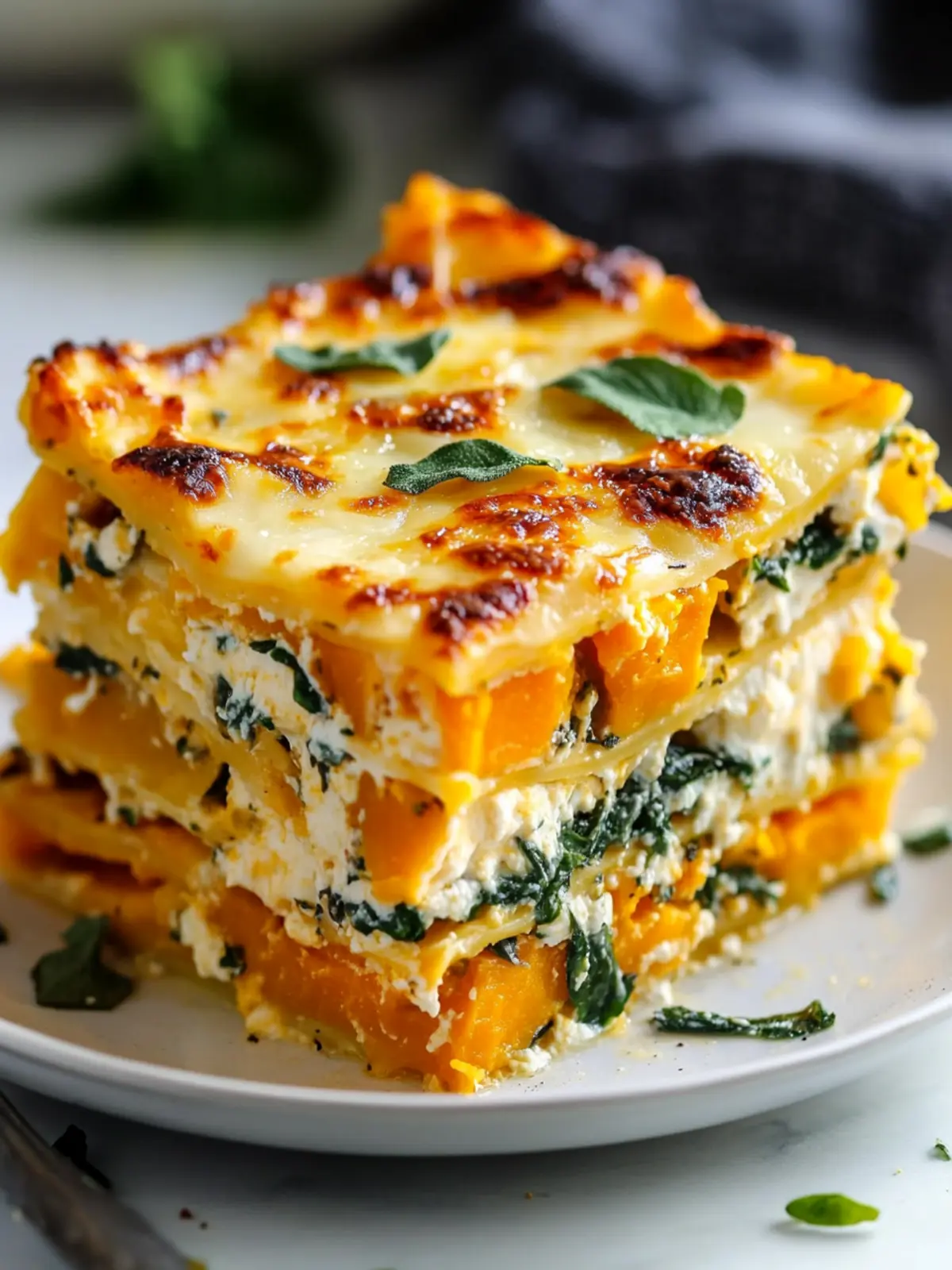 Wholesome Healthy Roasted Butternut Squash Lasagna Delight 4 Healthy Roasted Butternut Squash Lasagna