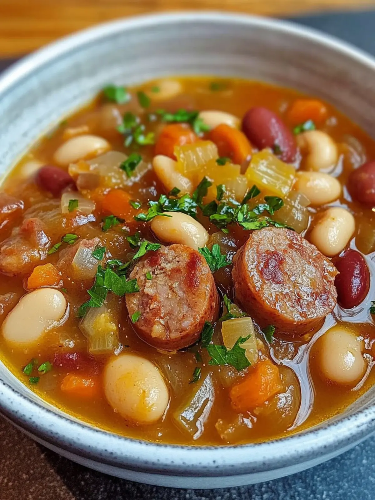 Smoky Sausage & White Bean Stew for Cozy Nights In 2 Smoked Sausage & White Bean Stew