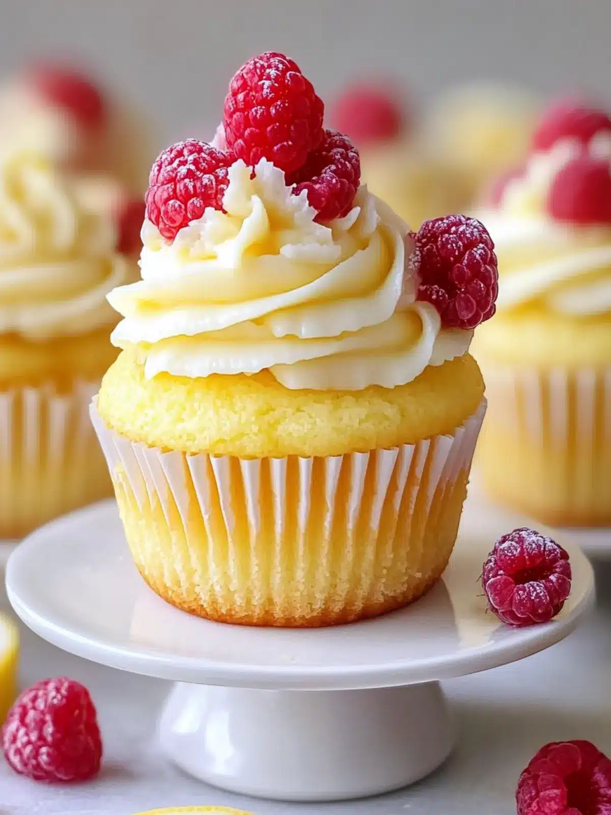 Raspberry Lemon Heaven Cupcakes