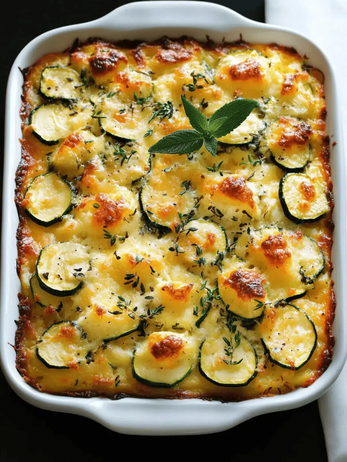 Cheesy Zucchini Bake: Comforting Delight for Everyone 4 Cheesy Zucchini Bake
