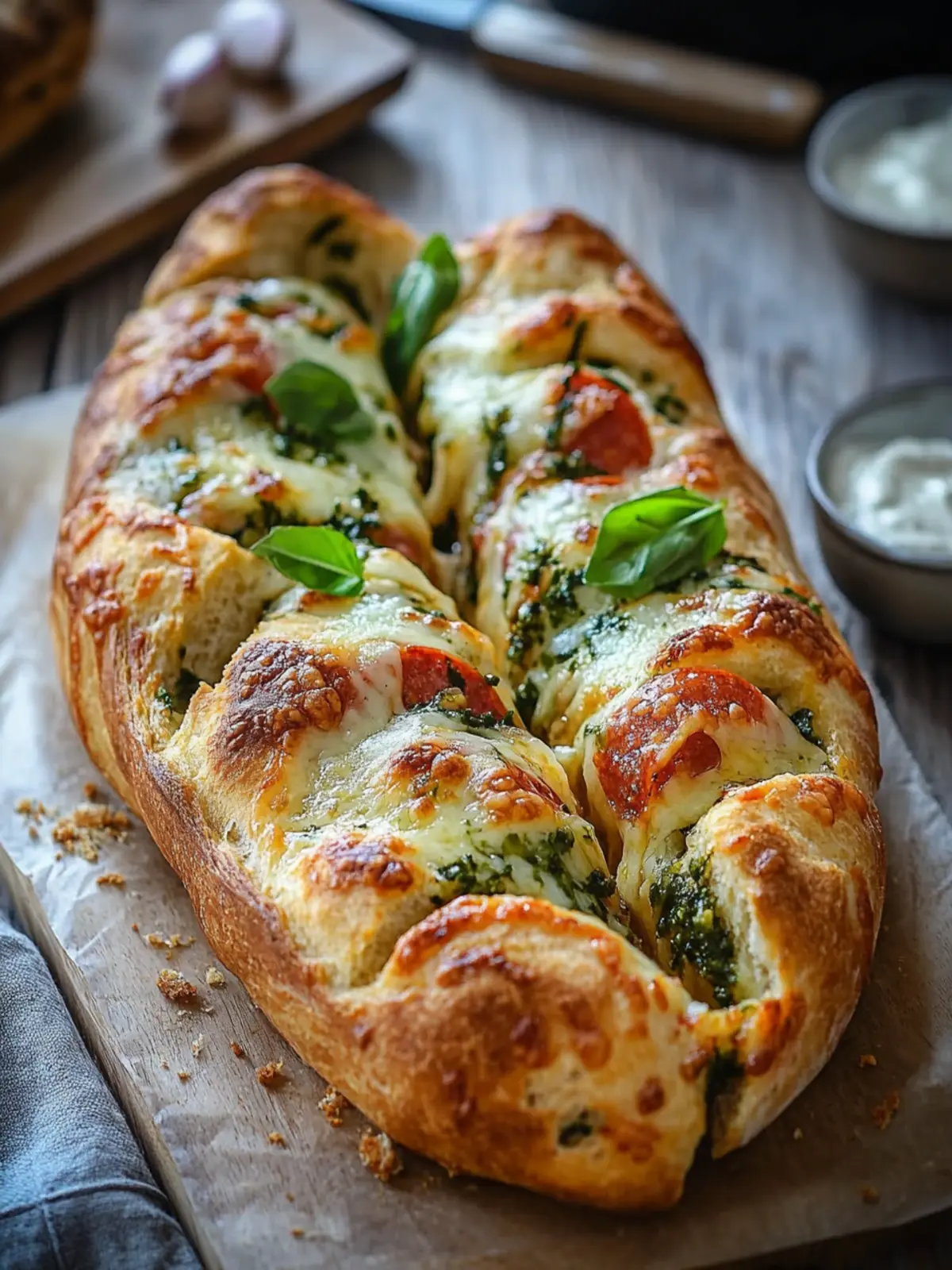 Irresistible Pull Apart Pizza Bread Recipe for Fun Family Nights 2 Pull Apart Pizza Bread Recipe