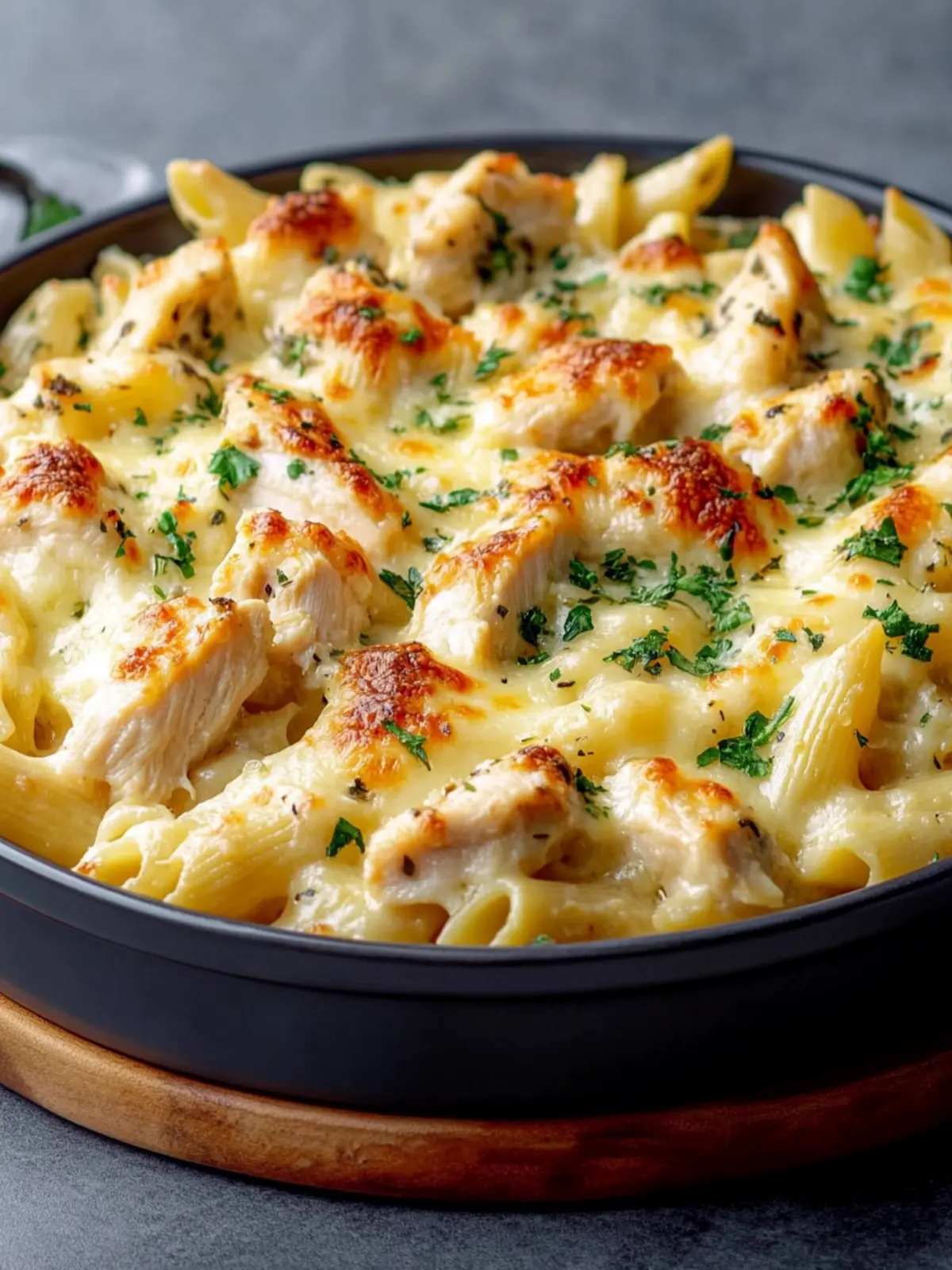 Creamy Chicken and Pasta Bake