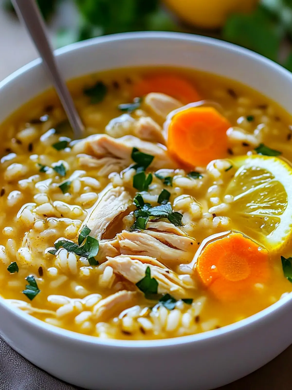 Revitalize Your Day with Anti-Inflammatory Lemon Ginger Soup 2 Anti-Inflammatory Lemon Ginger Turmeric Soup with Chicken & Rice