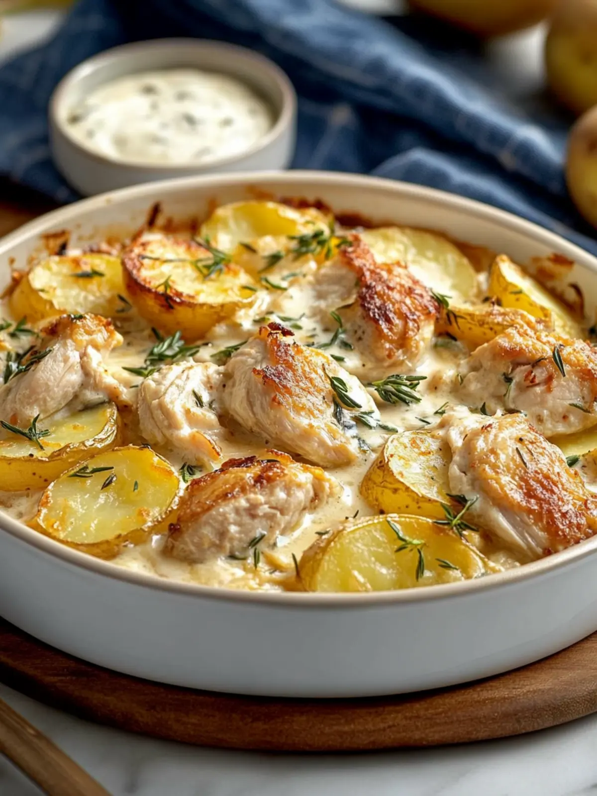 Classic Creamy Baked Potato & Chicken Dish You ll Love 4 Classic Creamy Baked Potato & Chicken Dish