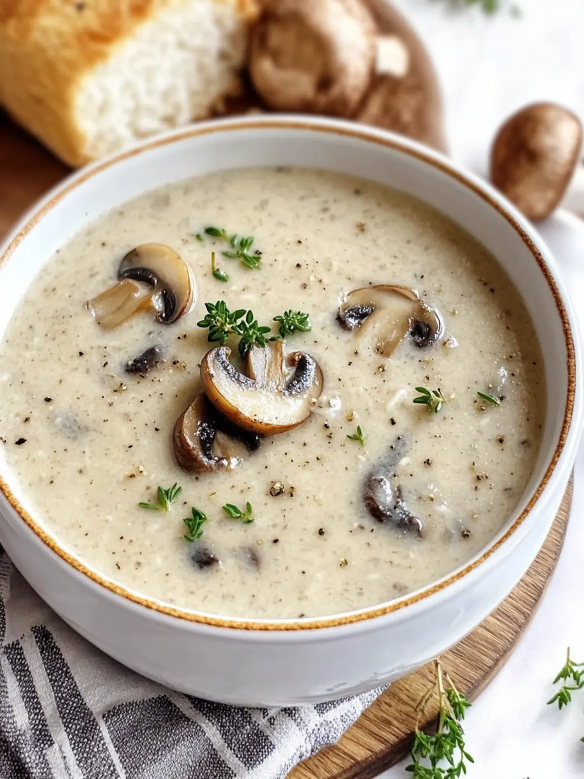 Cream of Mushroom Soup That Warms Your Heart and Soul 2 Cream of Mushroom Soup