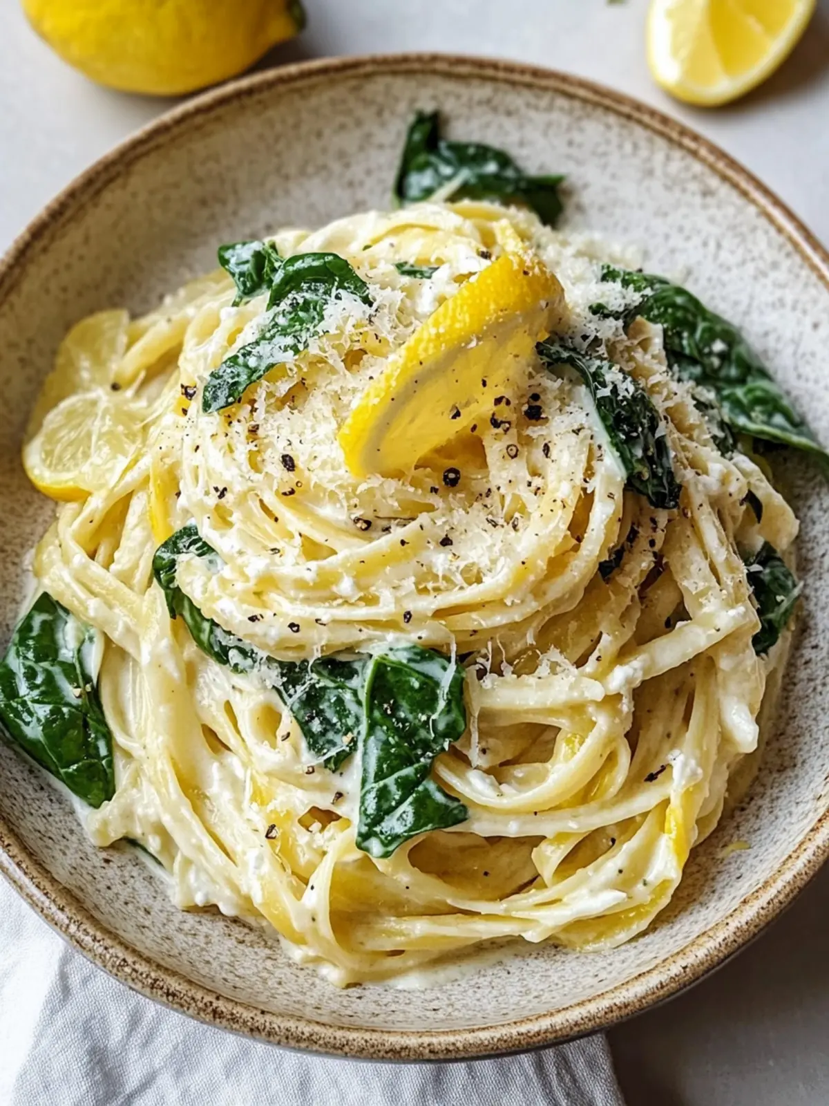 Zesty Lemon Ricotta & Spinach Pasta for Instant Comfort 2 Zesty Lemon Ricotta & Spinach Pasta