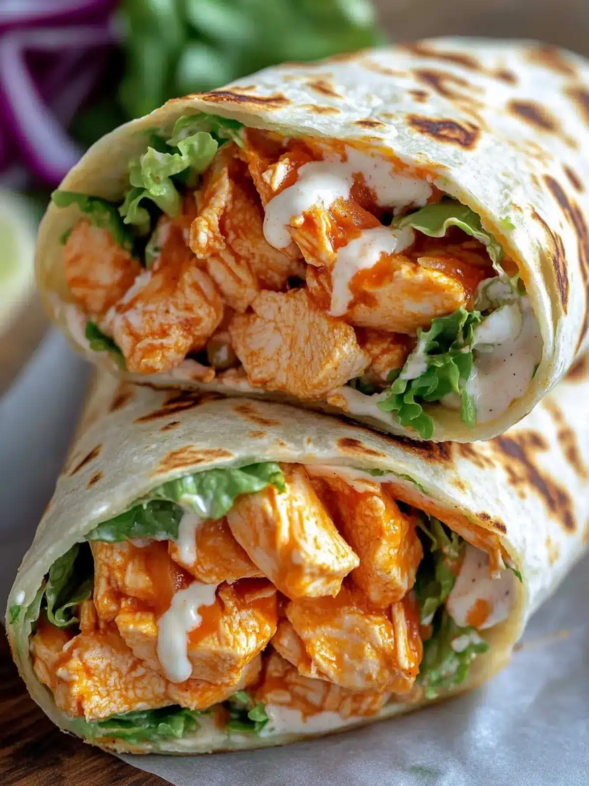 Spicy Buffalo Chicken Wraps That Pack a Flavor Punch 3 Spicy Buffalo Chicken Wraps