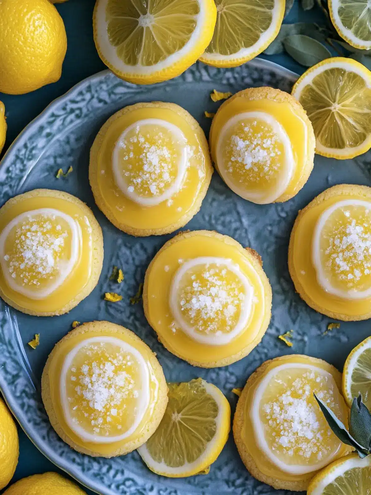 Zesty Lemon Glazed Sugar Cookies