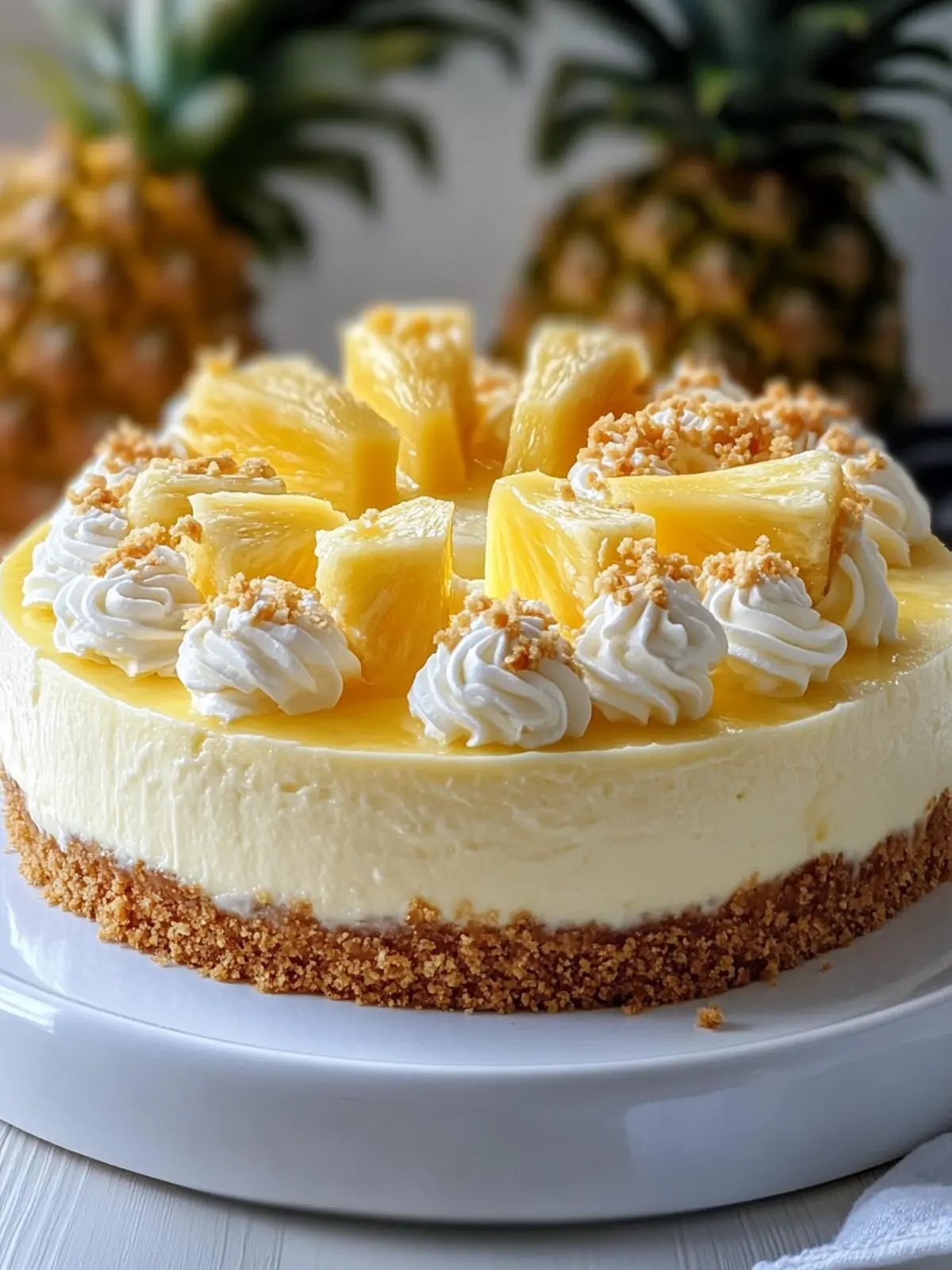 Pineapple Heaven Cheesecake Bliss in Every Bite 3 Pineapple Heaven Cheesecake