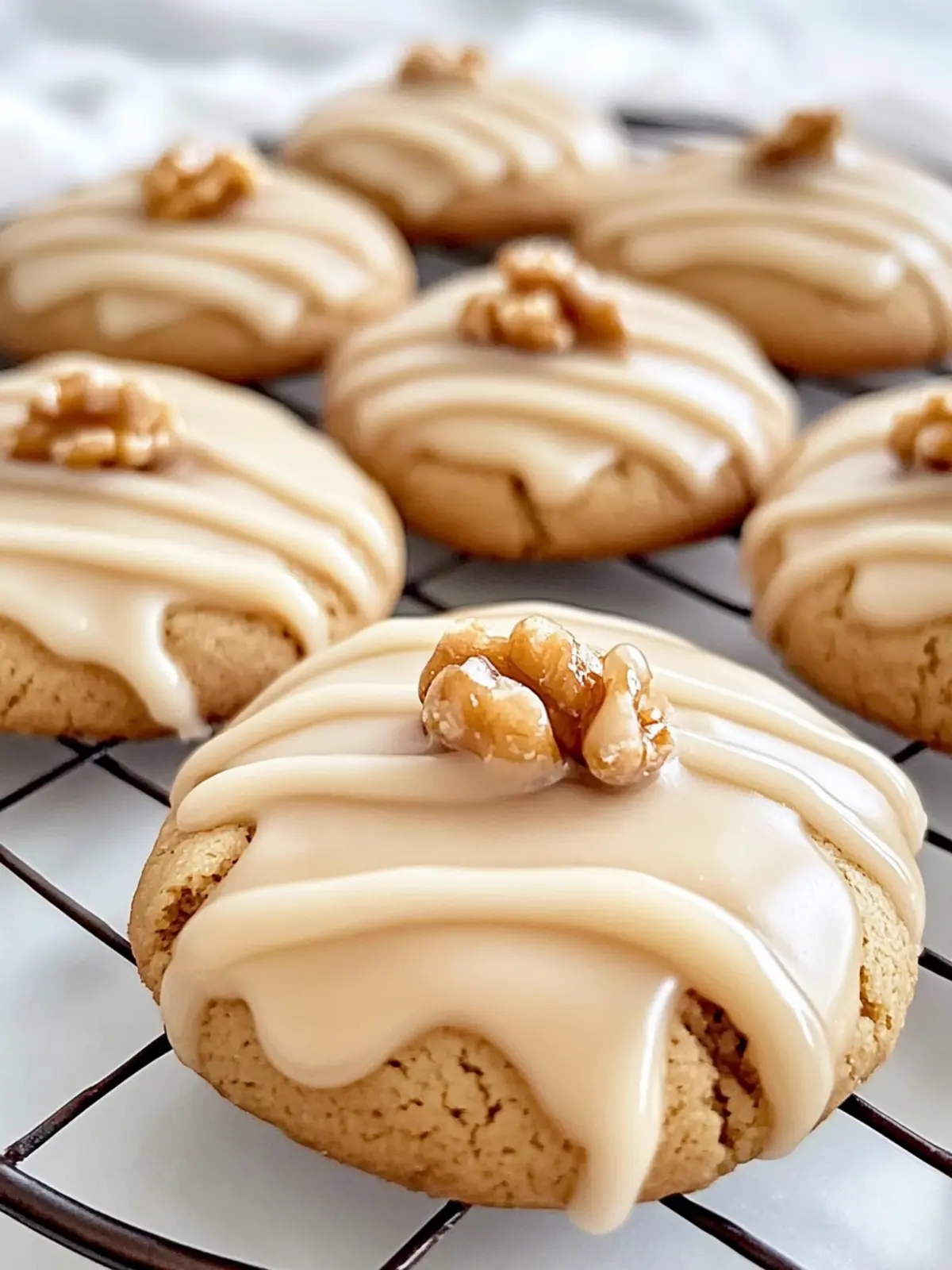 Maple Cookies with Maple Icing