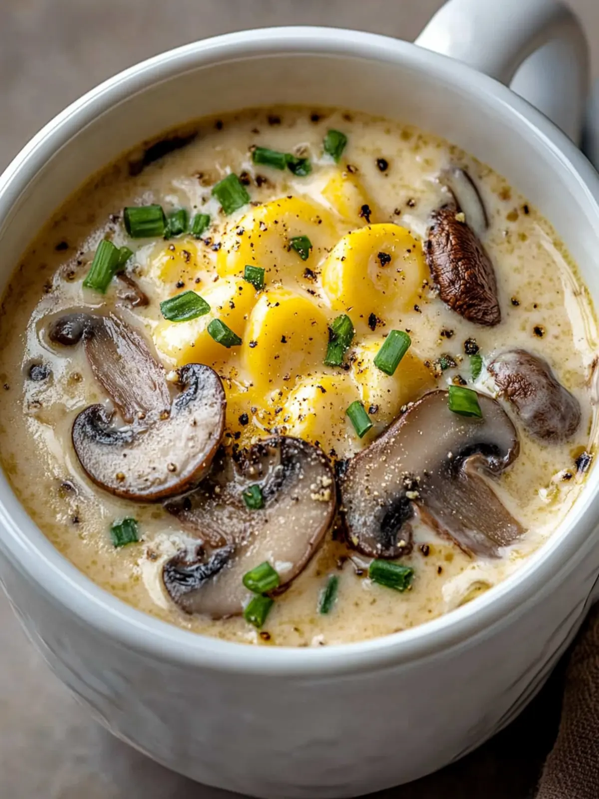 creamu mushroom soup