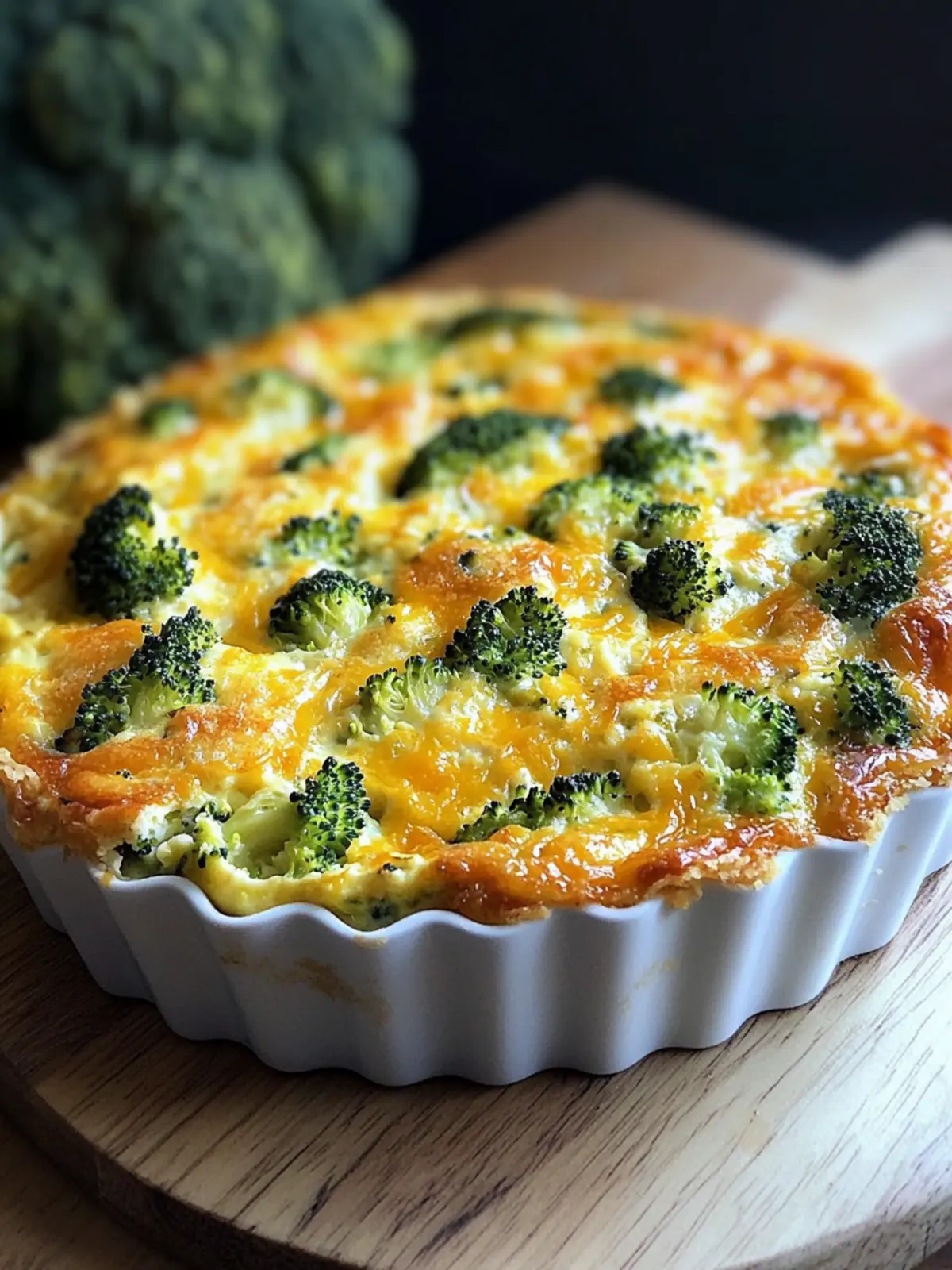 Broccoli & Cheddar Crustless Quiche: Easy, Delicious Brunch Delight 3 Broccoli & Cheddar Crustless Quiche