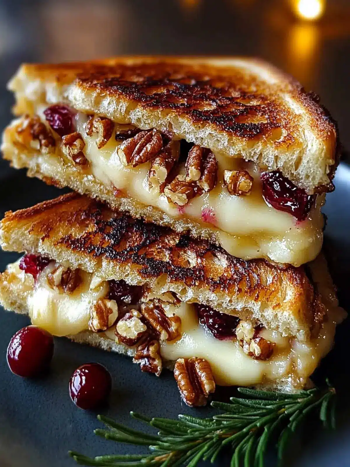 Delicious Pear & Cranberry Grilled Cheese with Walnut Crunch 2 Pear & Cranberry Grilled Cheese with Walnut Crunch