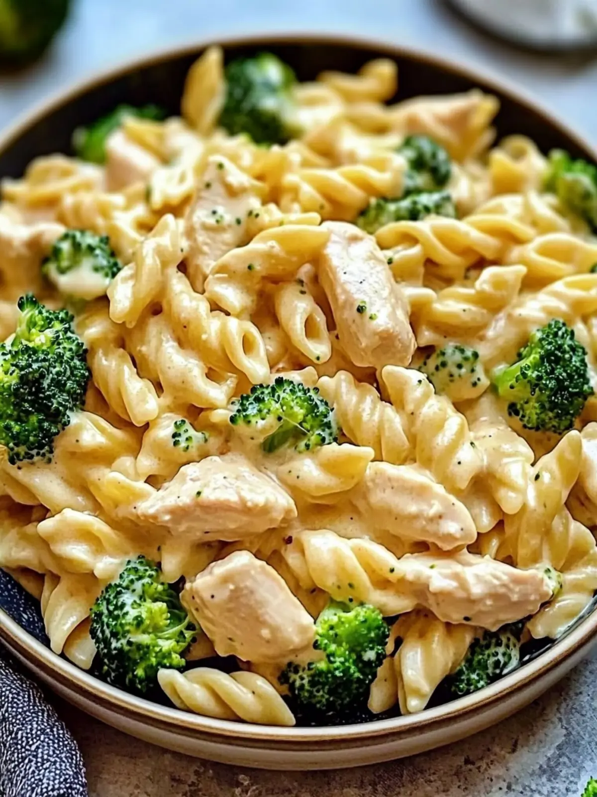 Creamy Chicken & Broccoli Pasta in One Pot
