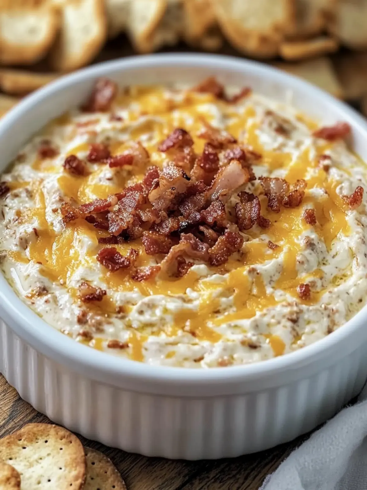 Bacon Cheddar Ranch Dip That'll Wow Your Next Gathering 3 Bacon Cheddar Ranch Dip