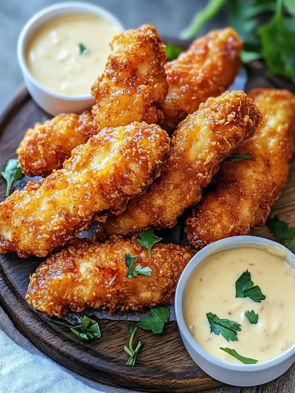 BUTTERMILK CHICKEN TENDERS WITH EXTRA CRISPY COATING