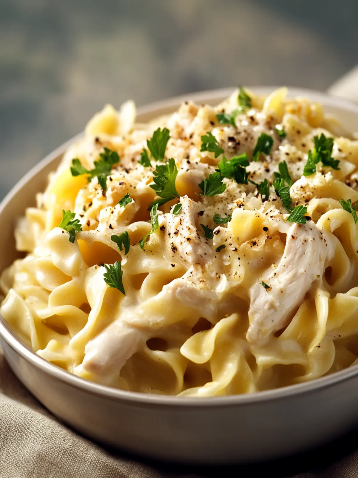 Creamy Chicken and Noodles