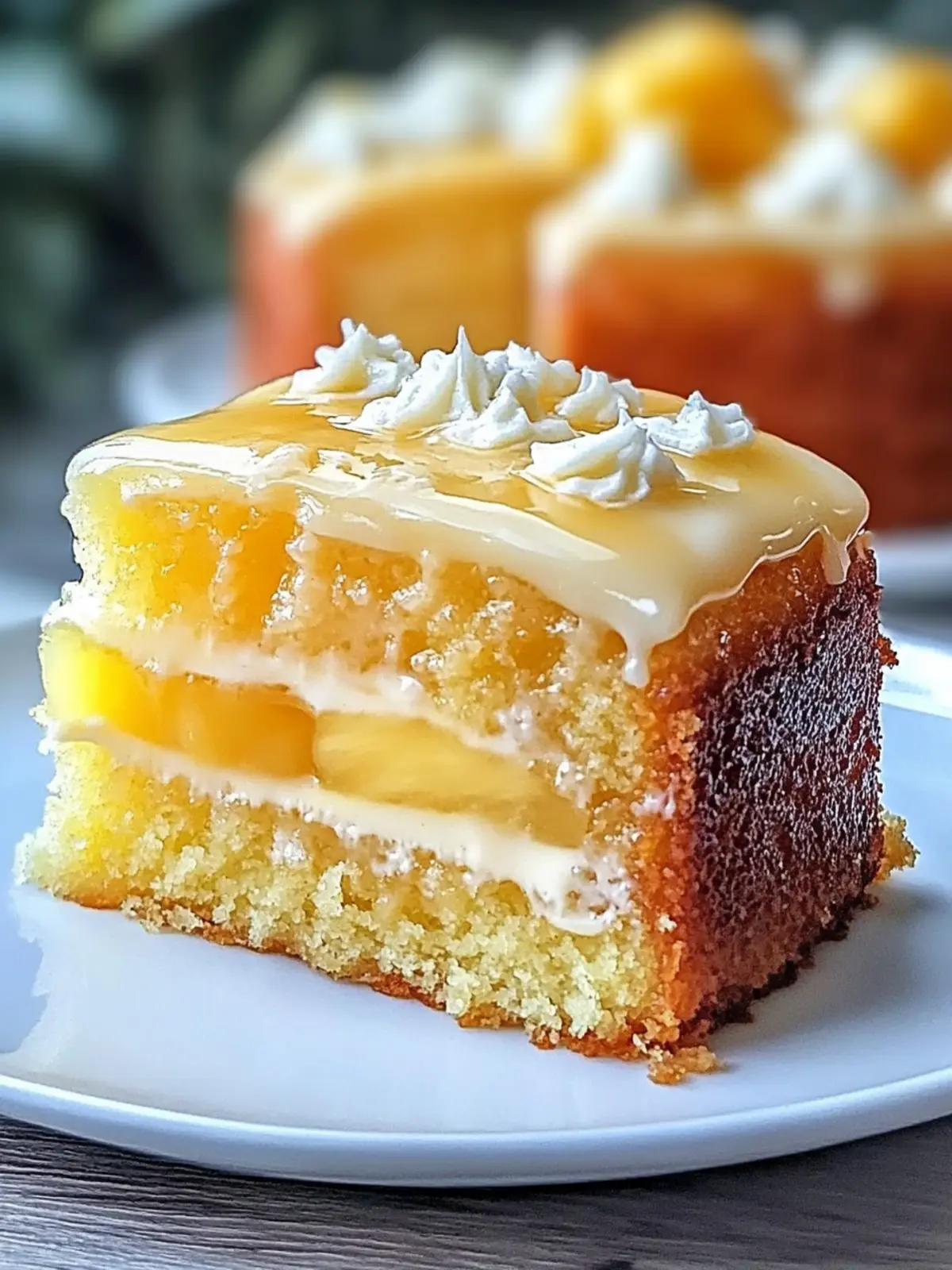 Pineapple Juice Cake with Cream Cheese Glaze You ll Crave! 2 PINEAPPLE JUICE CAKE WITH CREAM CHEESE GLAZE