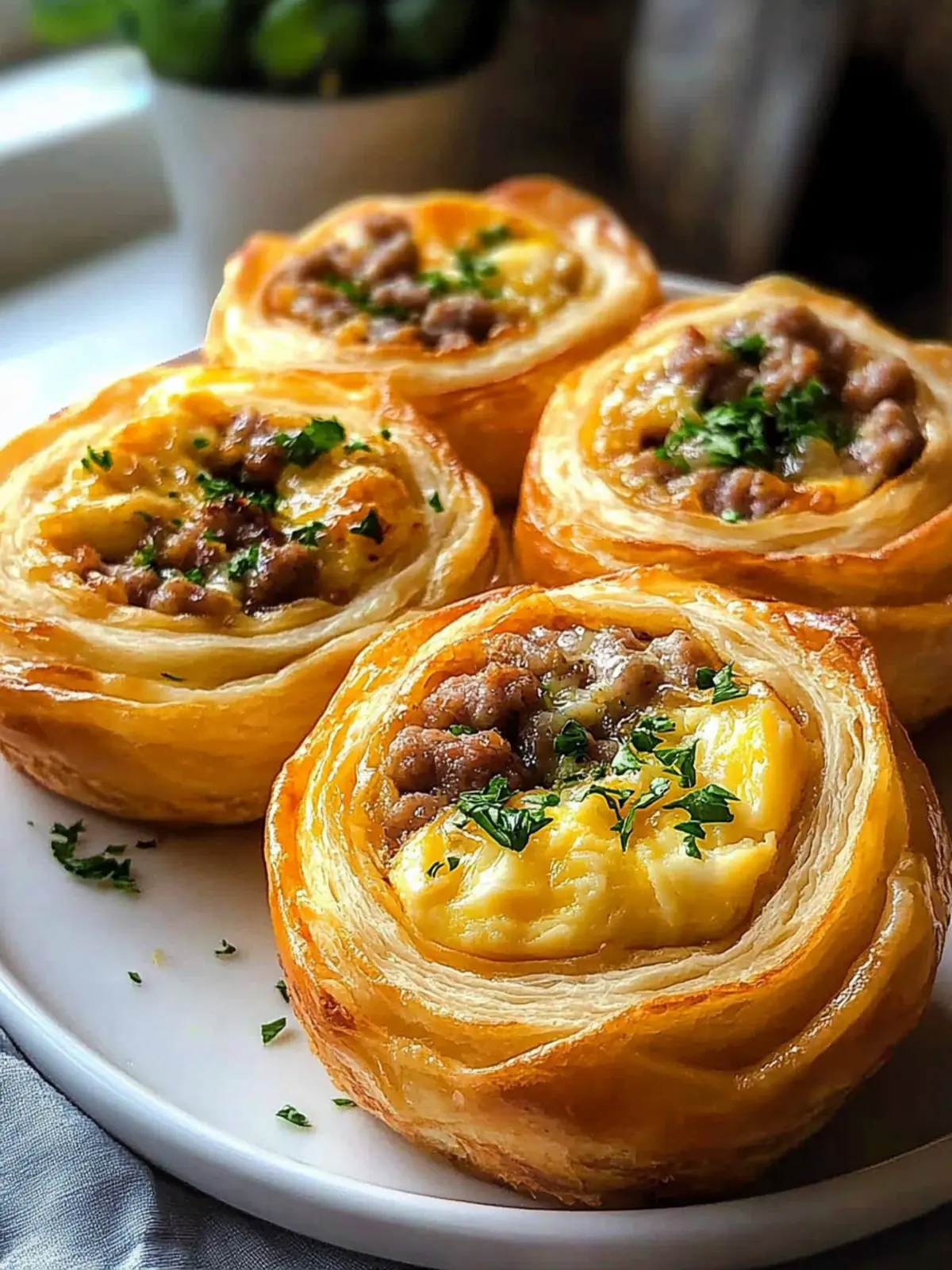 Scrumptious Sausage Egg Breakfast Rolls