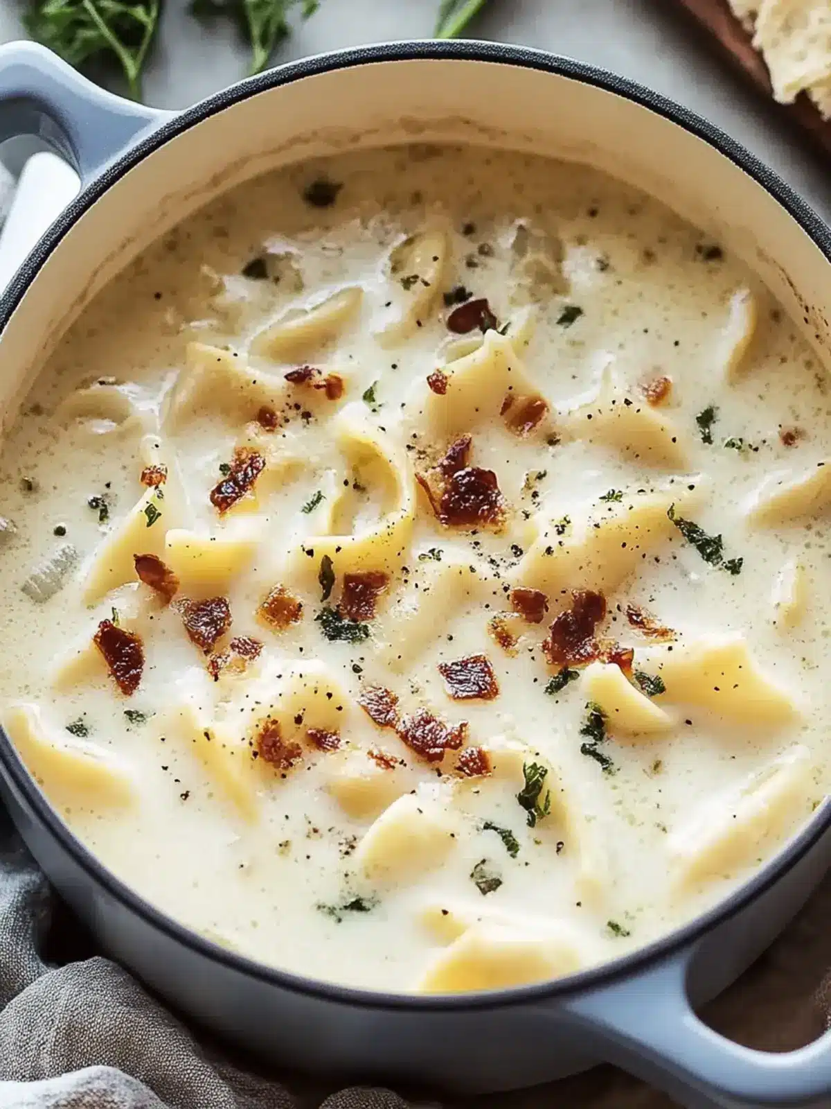 White Lasagna Soup