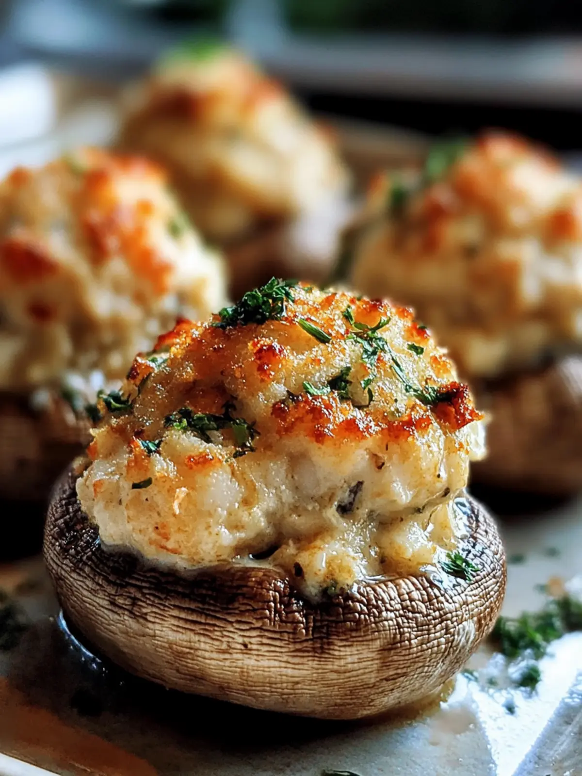 Creamy Crab Stuffed Mushrooms: A Flavorful Party Delight 4 Creamy Crab Stuffed Mushrooms