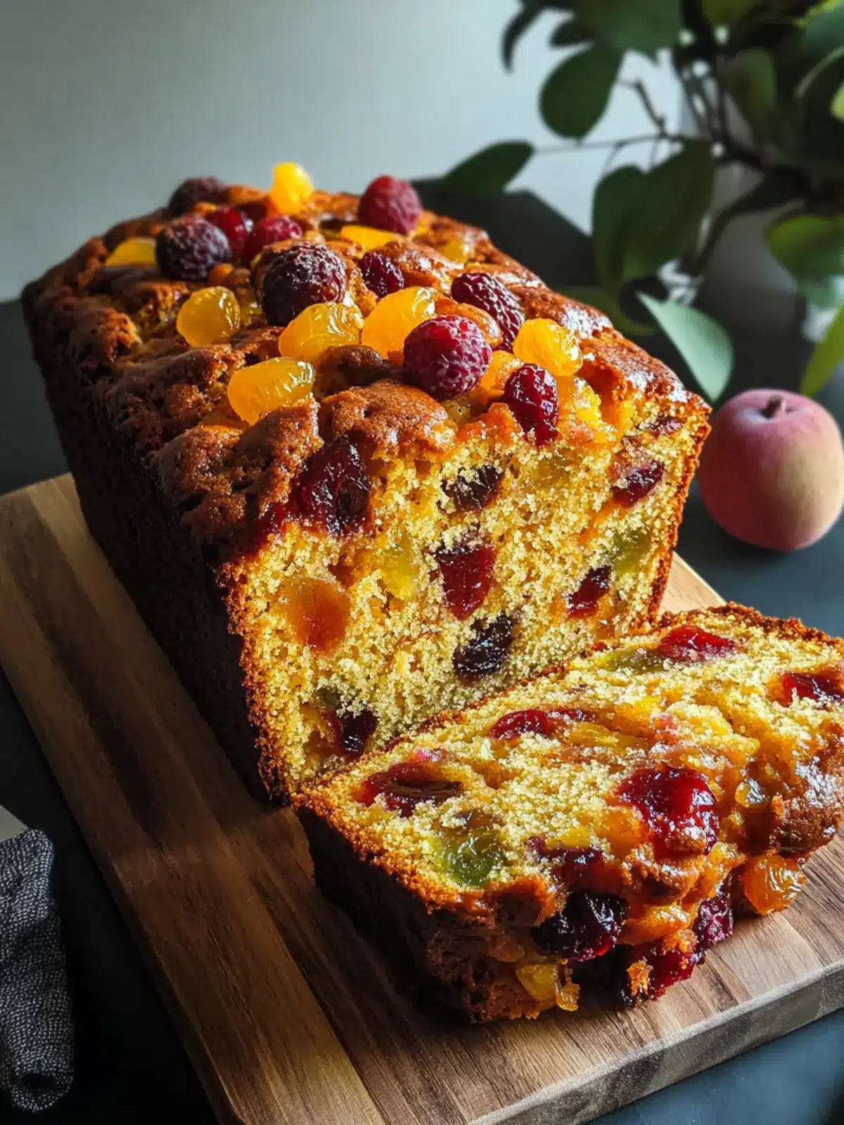 Heavenly Moist Fruit Cake Loaf