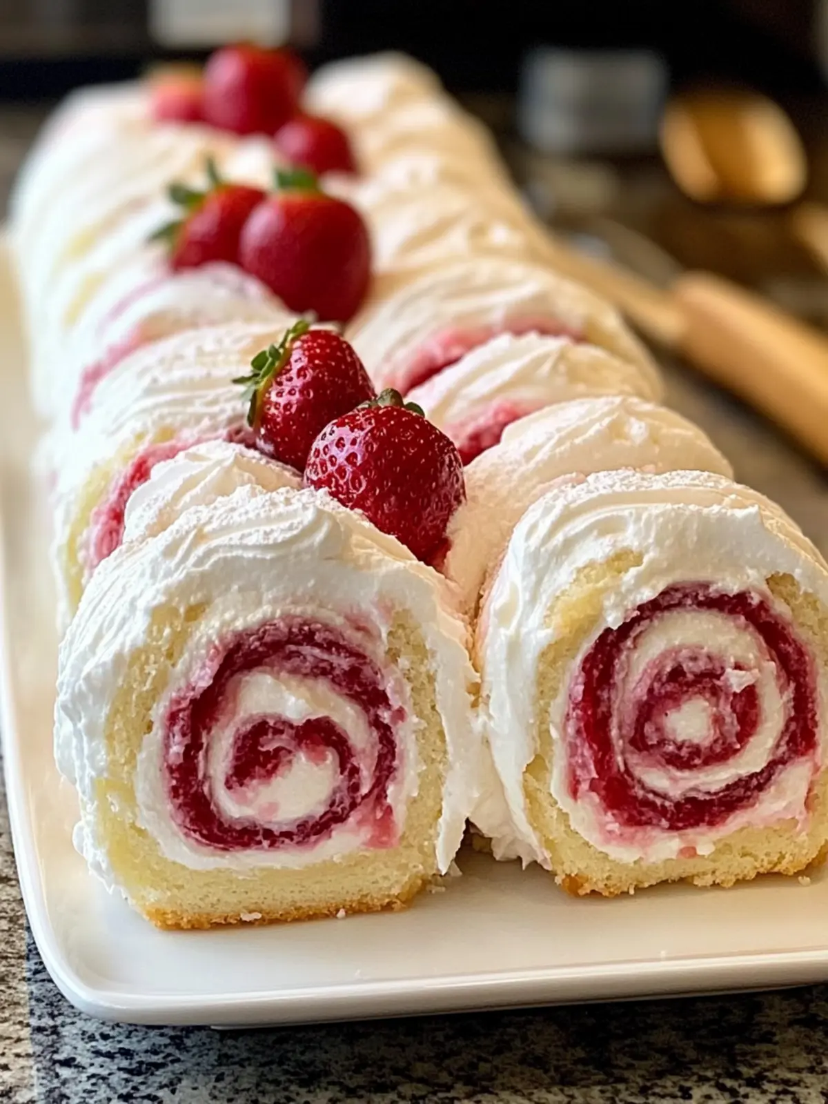 Indulge in Strawberry Shortcake Cheesecake Rolls Today 3 Strawberry Shortcake Cheesecake Rolls
