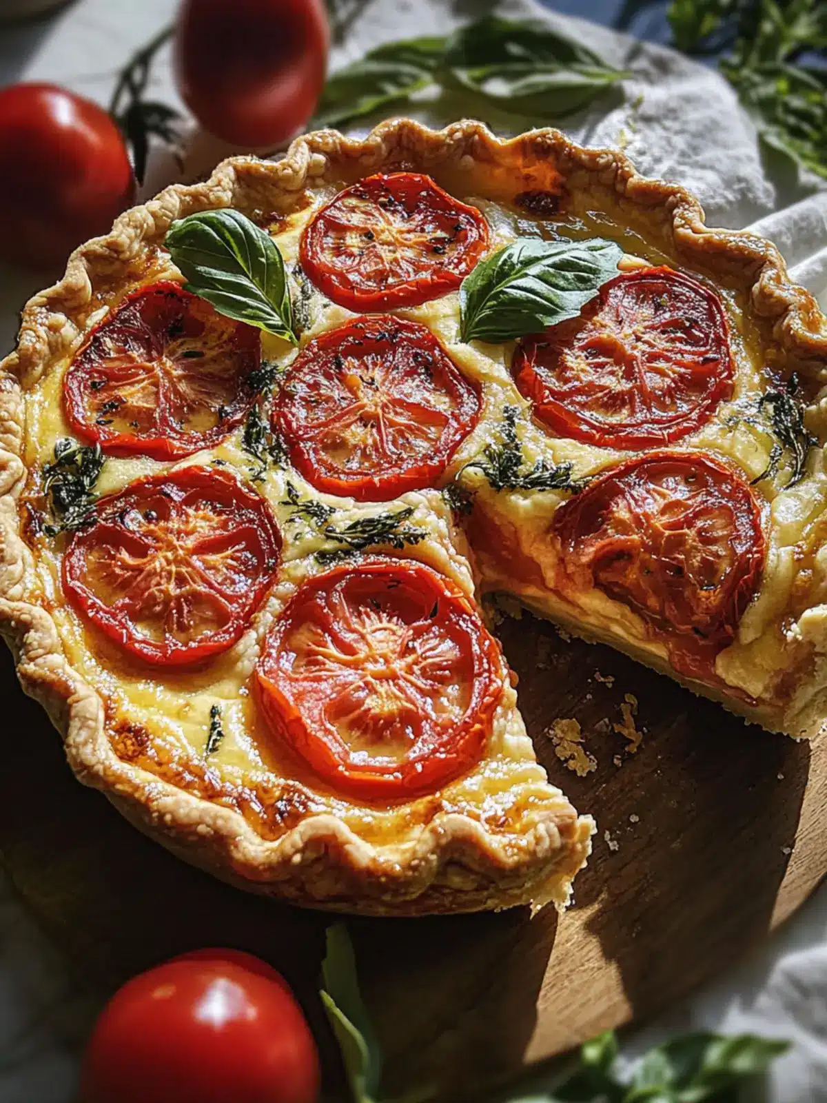 Savory Summer Tomato Pie with Creamy Cheese Delight 2 Tomato Pie