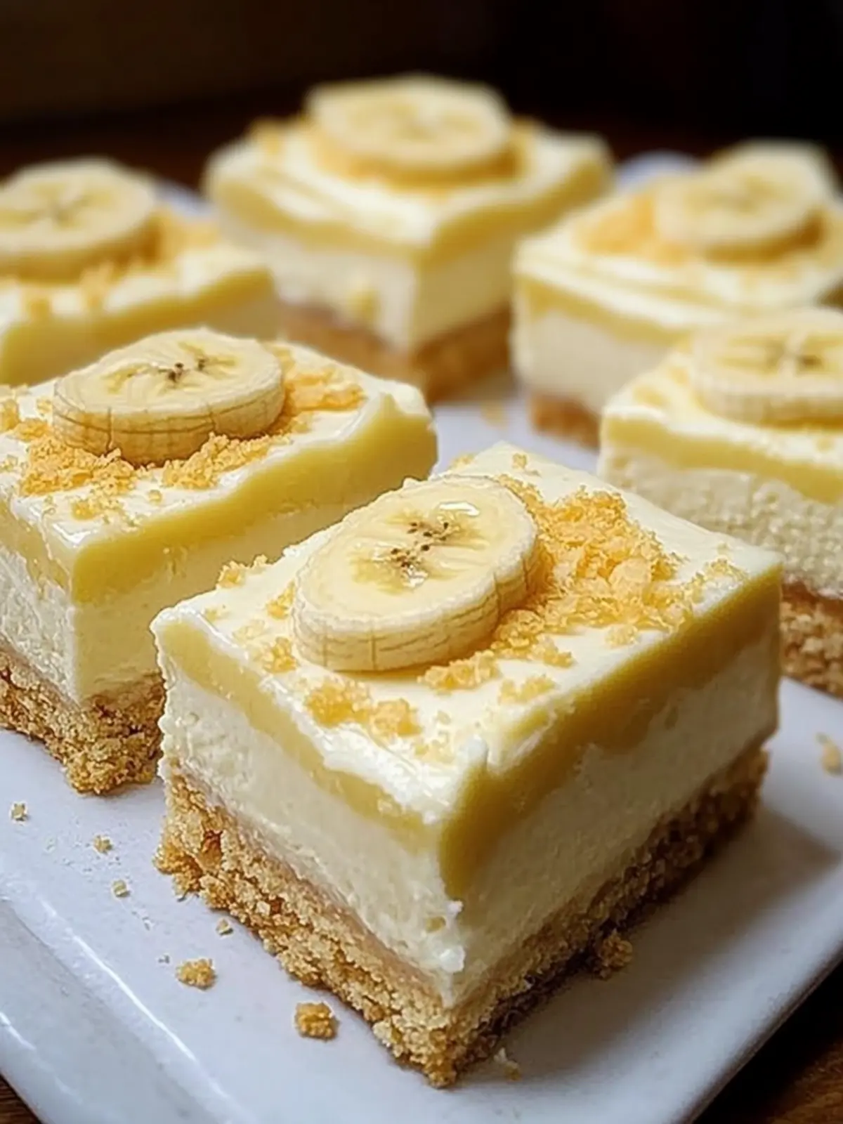 Irresistible Banana Pudding Cheesecake Bars You Need to Try 4 Banana Pudding Cheesecake Bars