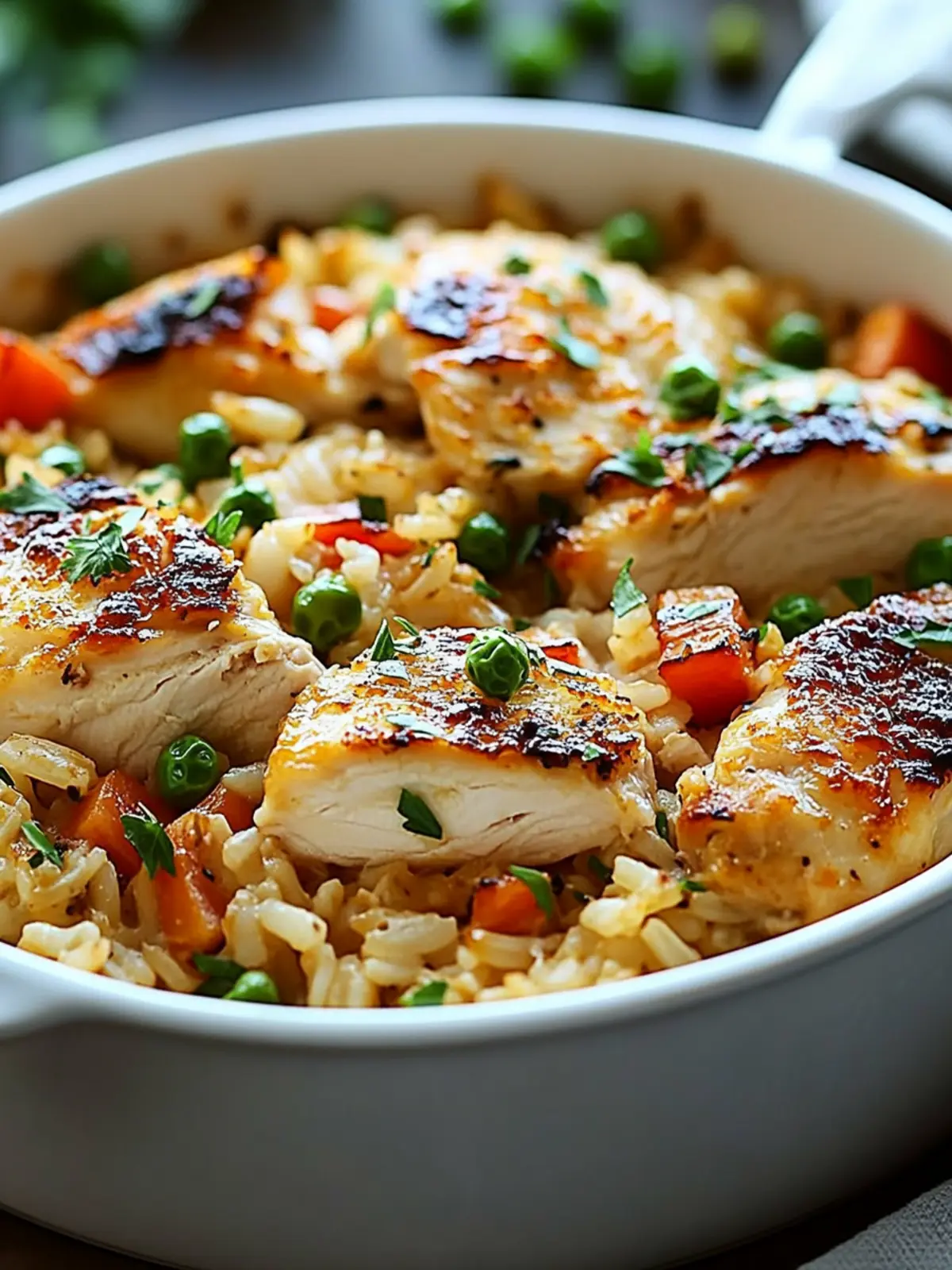 One-Pot Chicken and Rice Casserole