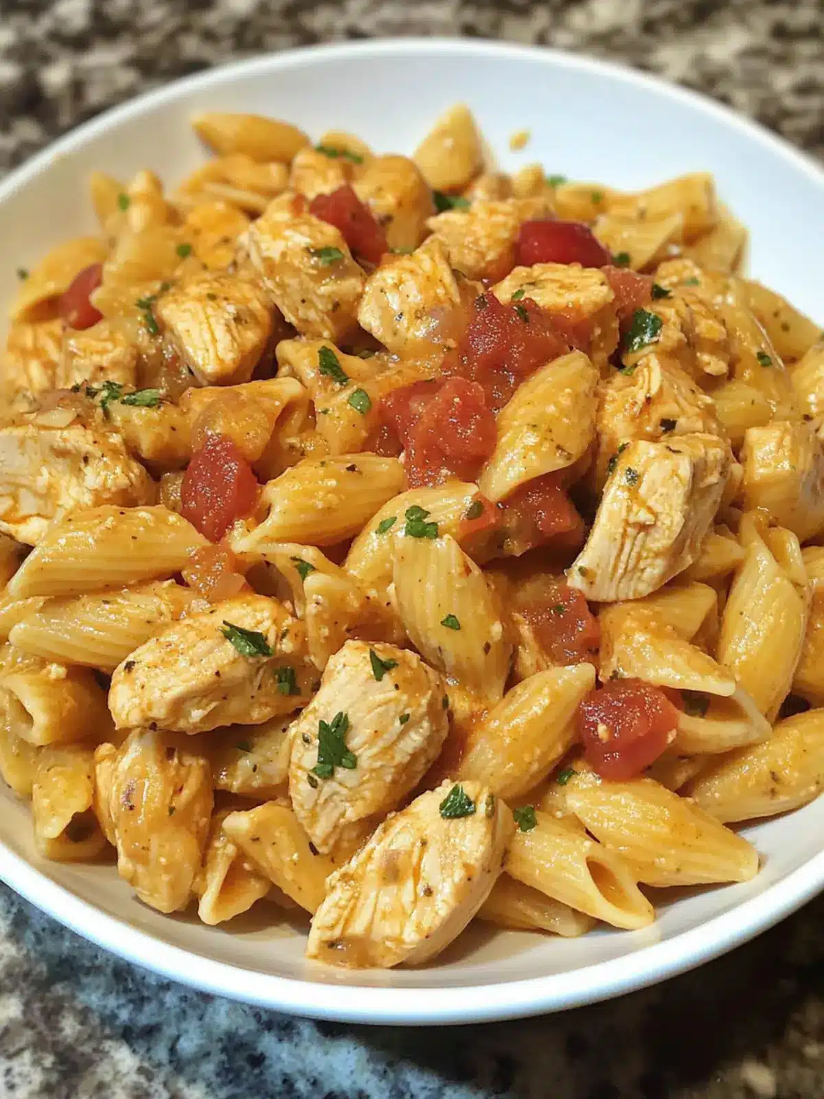 Crock Pot Salsa Ranch Chicken Pasta