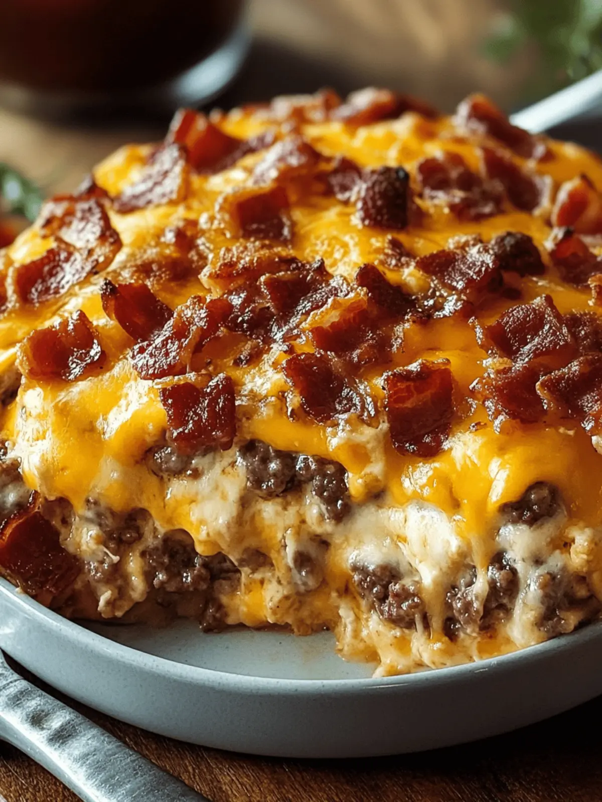 Savory Bacon Cheeseburger Casserole for Cozy Nights 3 Bacon Cheeseburger Casserole