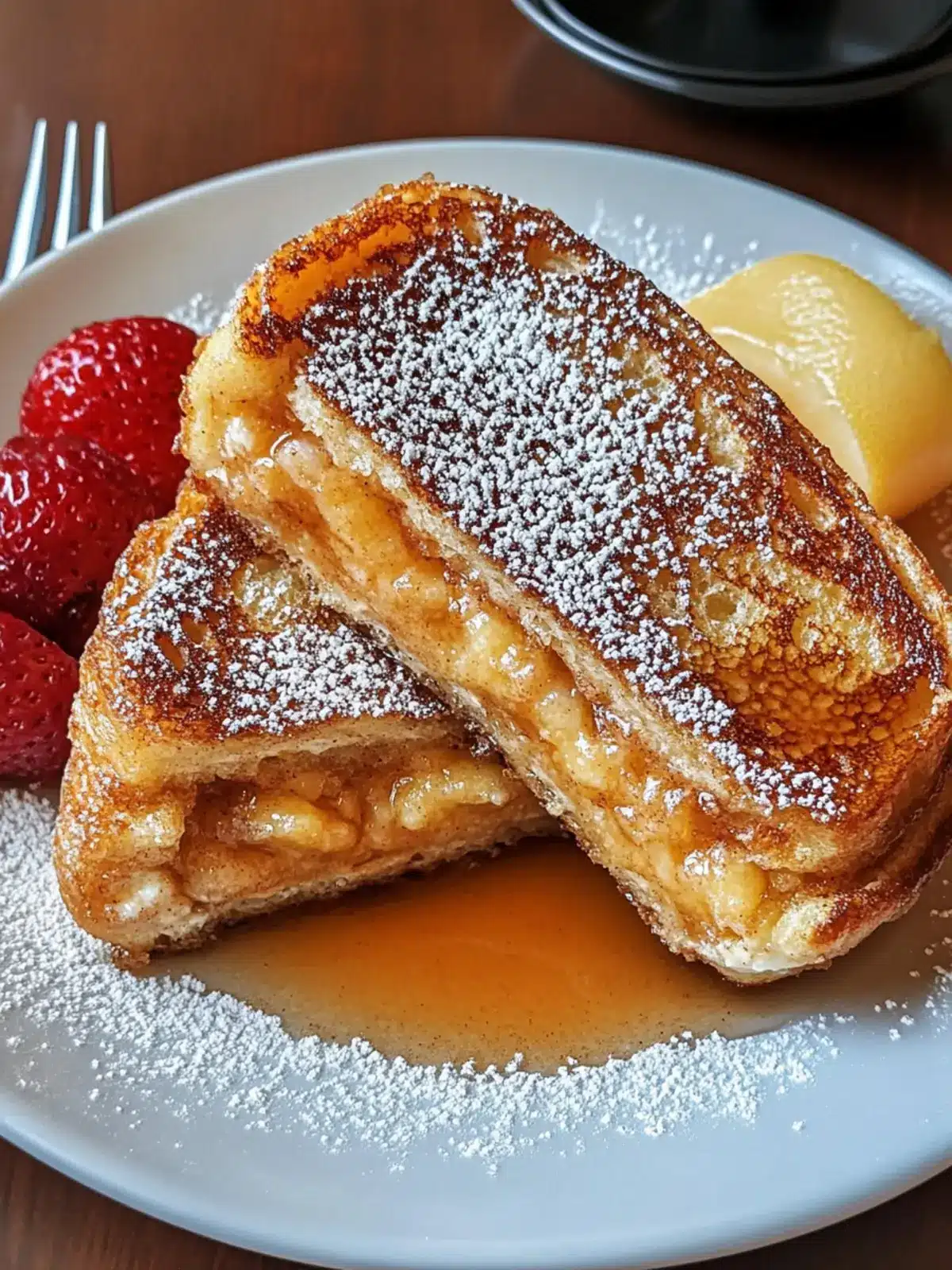 Churro Stuffed French Toast with Cinnamon Sugar Delight 4 CHURRO STUFFED FRENCH TOAST WITH CINNAMON SUGAR