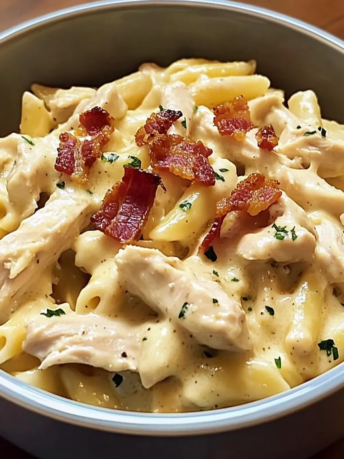 Creamy Chicken & Turkey Bacon Pasta Bake for Ultimate Comfort 4 Creamy Chicken & Turkey Bacon Pasta Bake
