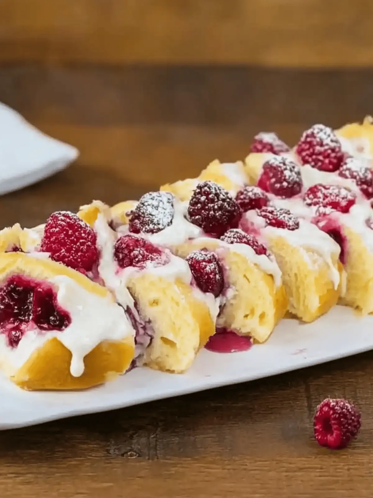 Sweet Curd Cream Roll with Berries: A Light, Luscious Delight 3 Sweet Curd Cream Roll with Berries