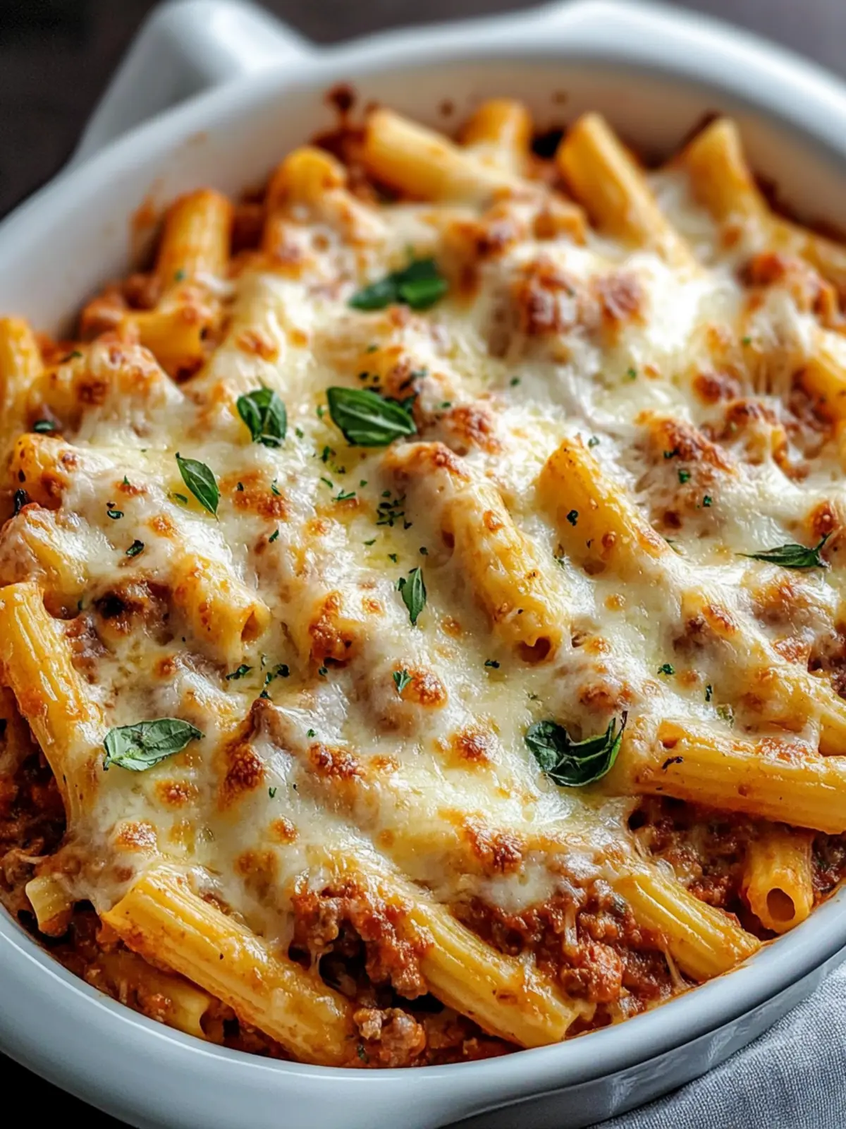Zesty Oven-Baked Cheesy Italian Ziti for Cozy Nights 2 Oven-Baked Cheesy Italian Ziti