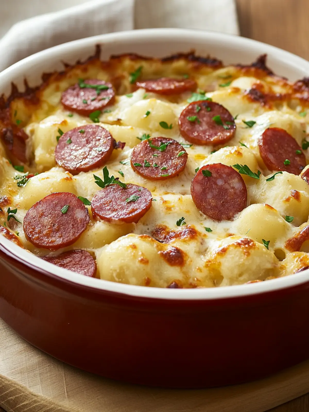 Crockpot Pierogi Casserole with Kielbasa: Comfort in Every Bite 2 Crockpot Pierogi Casserole with Kielbasa