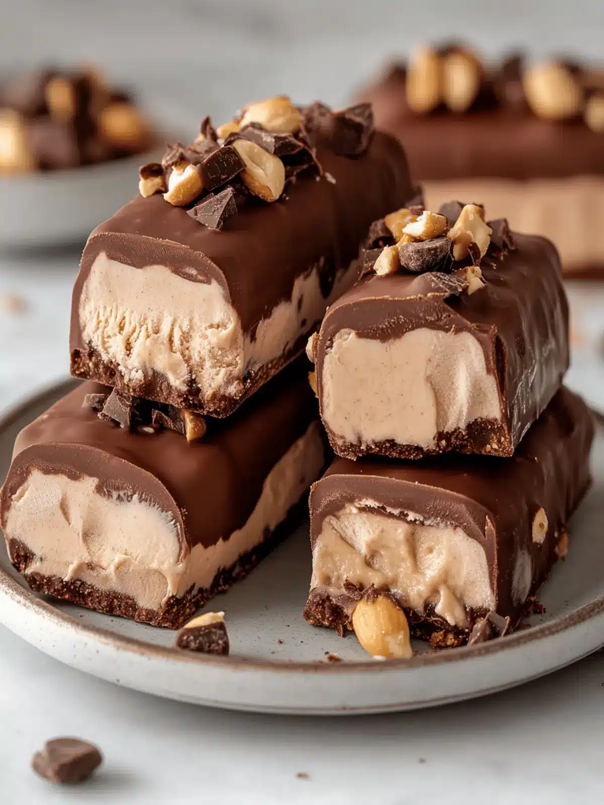 Decadent Chocolate-Peanut Frozen Cream Bars You ll Crave All Summer 4 Decadent Chocolate-Peanut Frozen Cream Bars