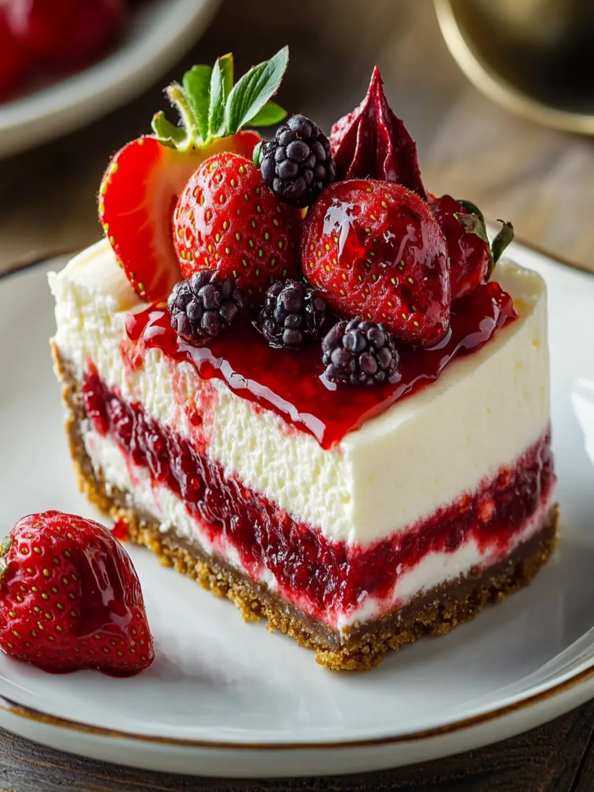Decadent White Chocolate Strawberry Cheesecake to Savor Anytime 3 Decadent White Chocolate Strawberry Cheesecake