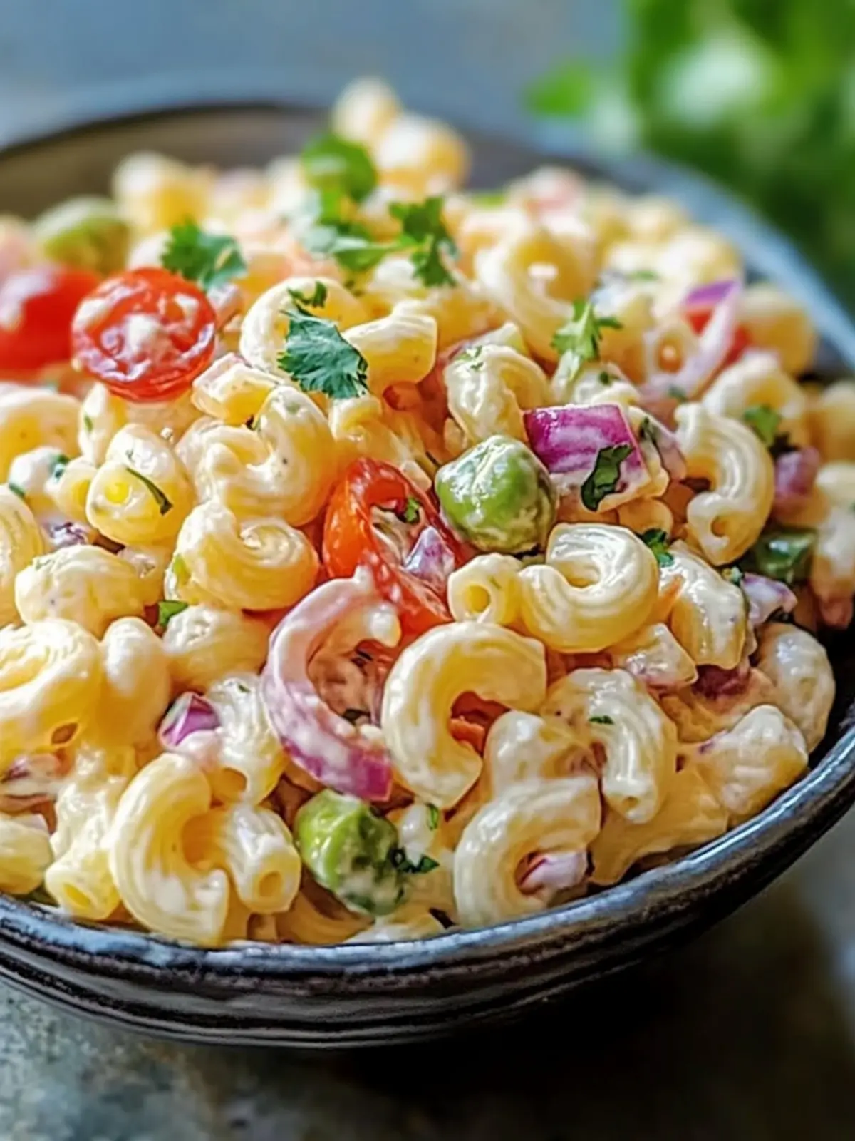 Zesty Mexican Macaroni Salad to Spice Up Your BBQ 2 Mexican Macaroni Salad