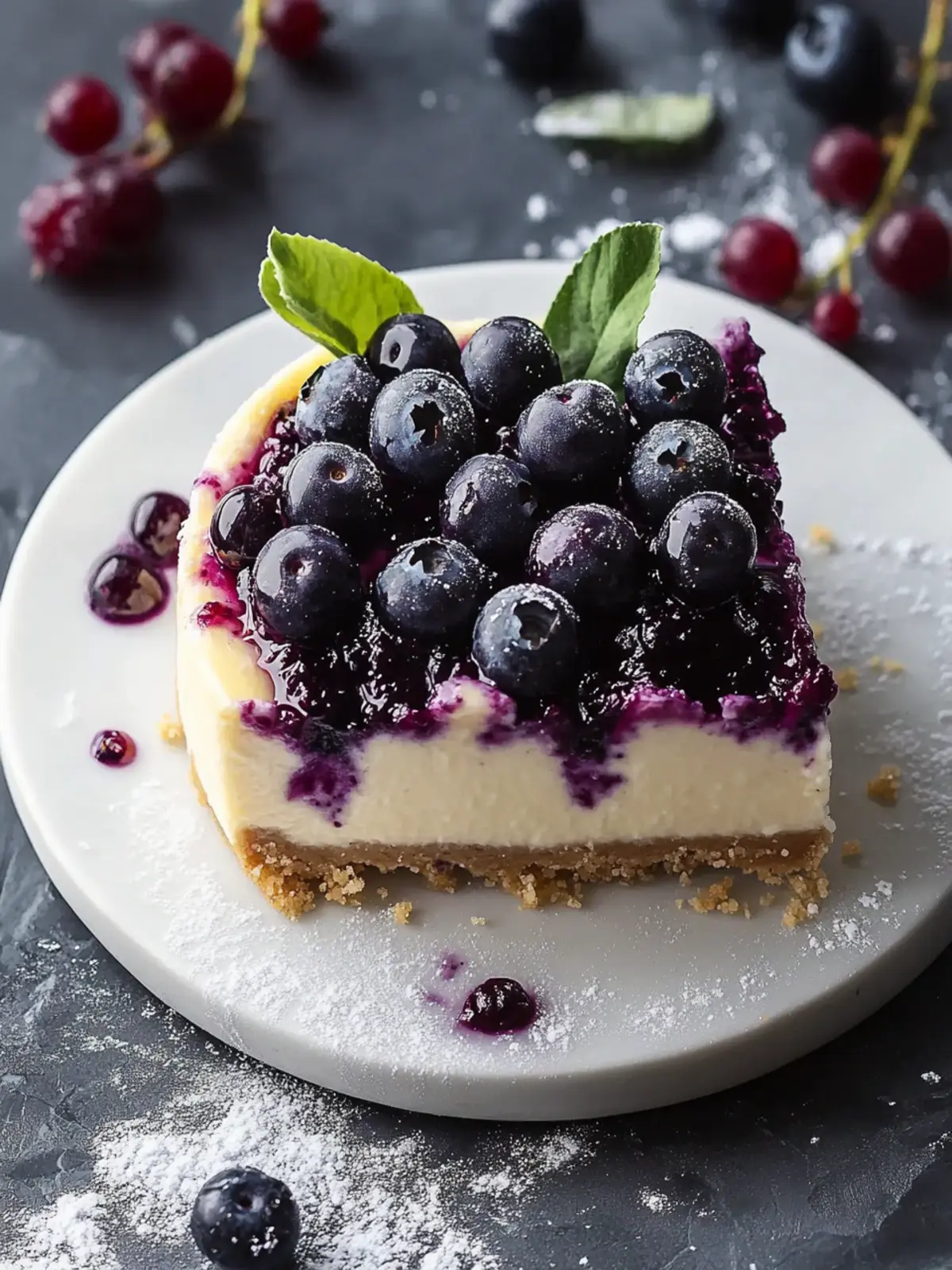Decadent Blueberry and Currant Cheesecake to Wow Your Guests 4 Blueberry and Currant Cheesecake