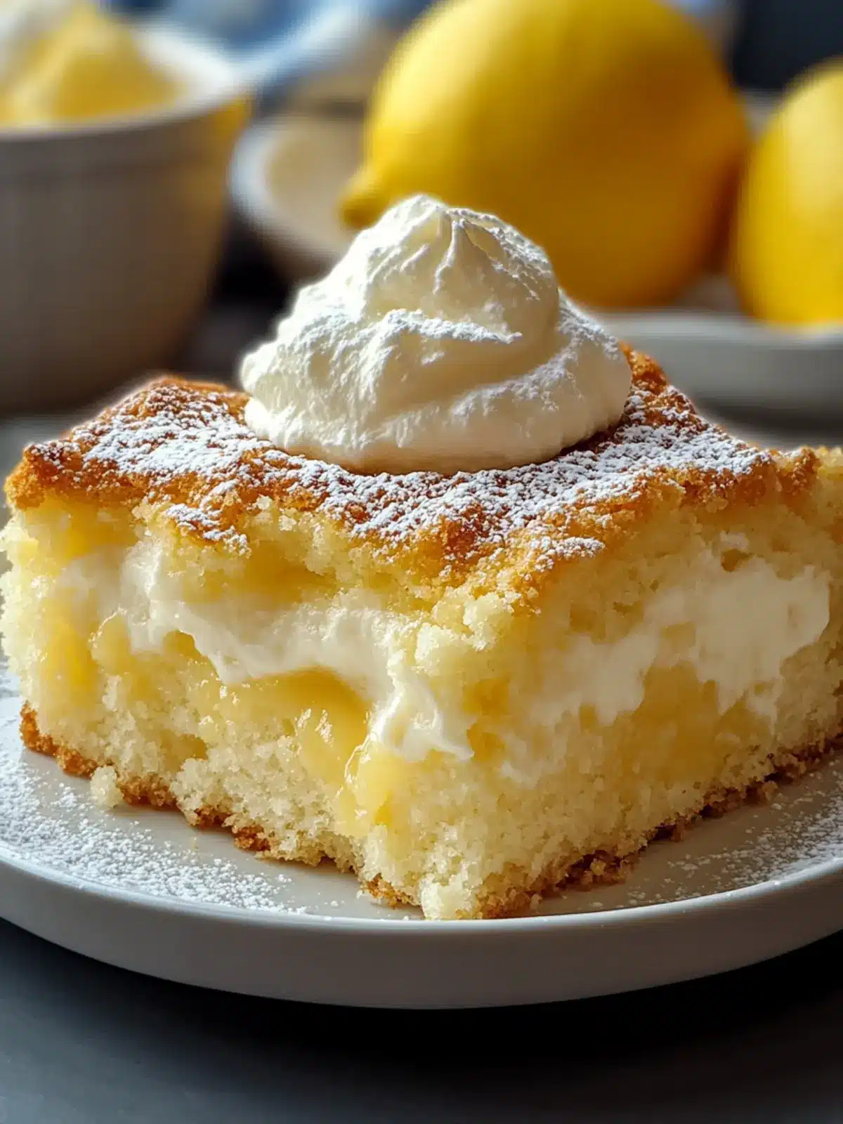 Lemon Cream Cheese Dump Cake That'll Brighten Your Day 3 Lemon Cream Cheese Dump Cake