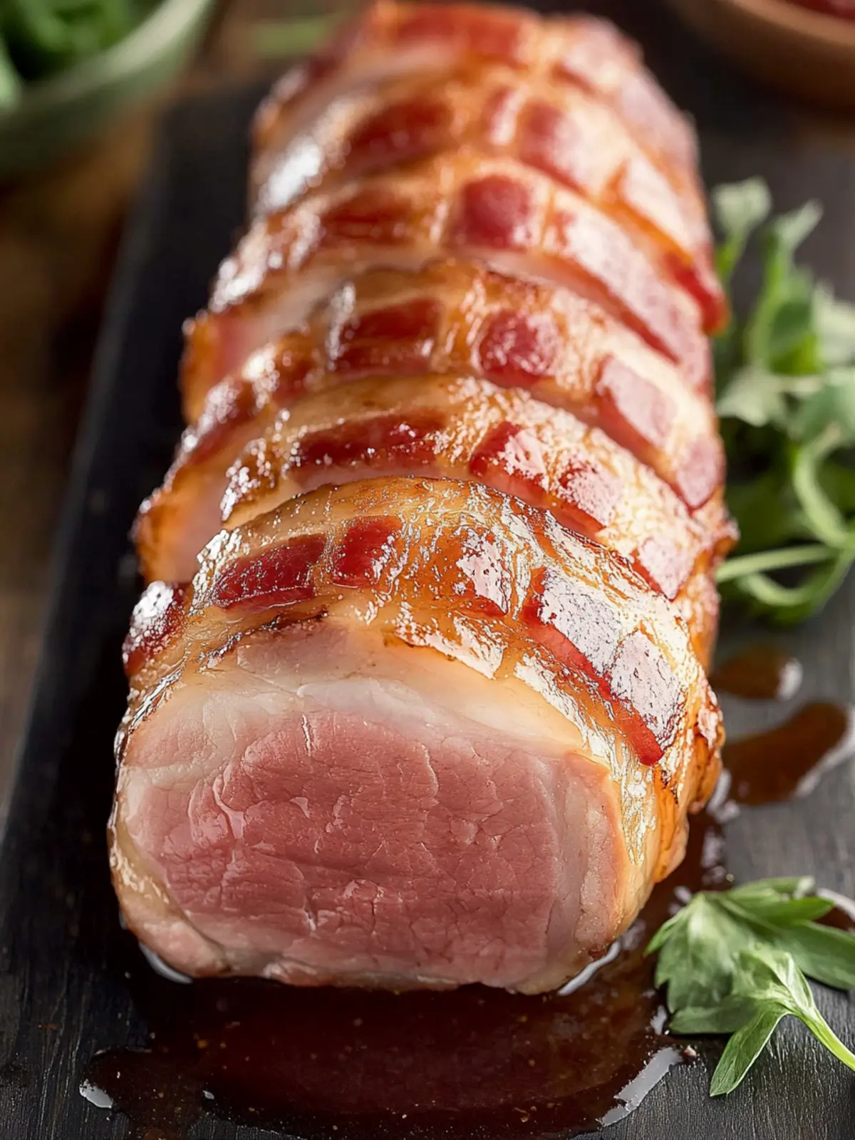 Bacon Brown Sugar Pork Tenderloin