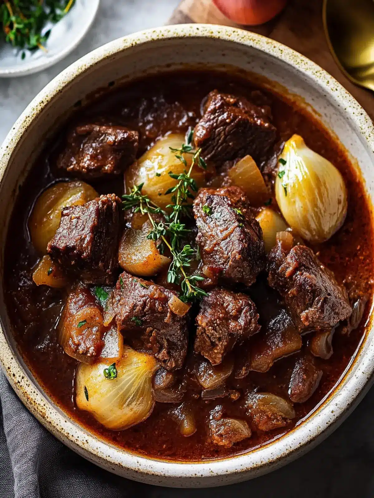 Savory Traditional Greek Stifado Beef and Onion Stew Delight 2 Traditional Greek Stifado (Beef and Onion Stew)