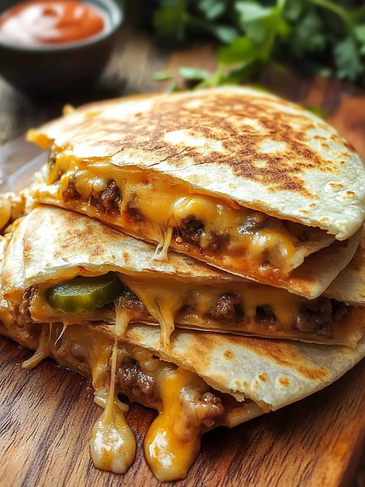 Cheeseburger Quesadillas: A Flavorful Twist on Dinner Night 3 Cheeseburger Quesadillas