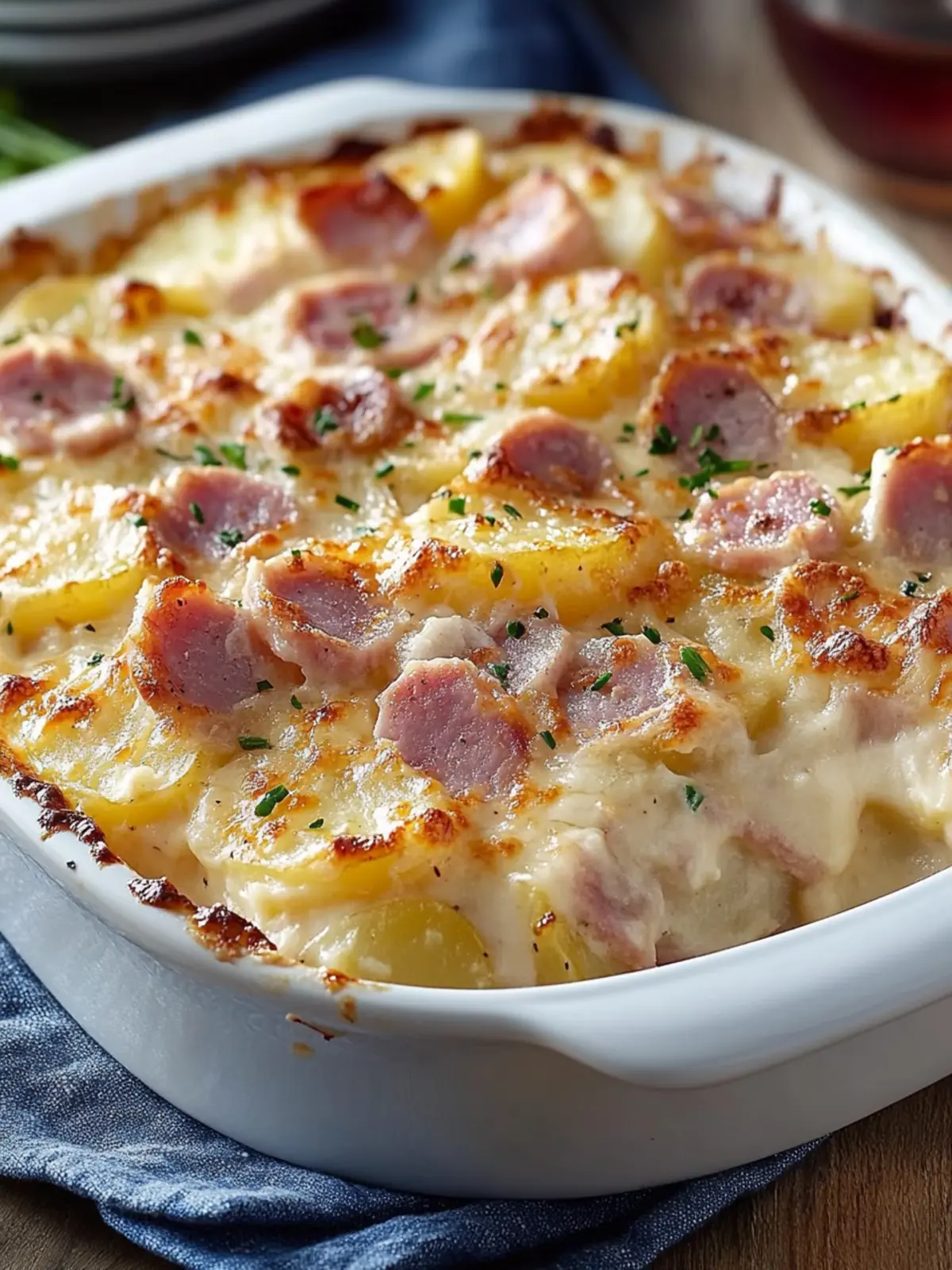 Creamy Potato & Ham Casserole