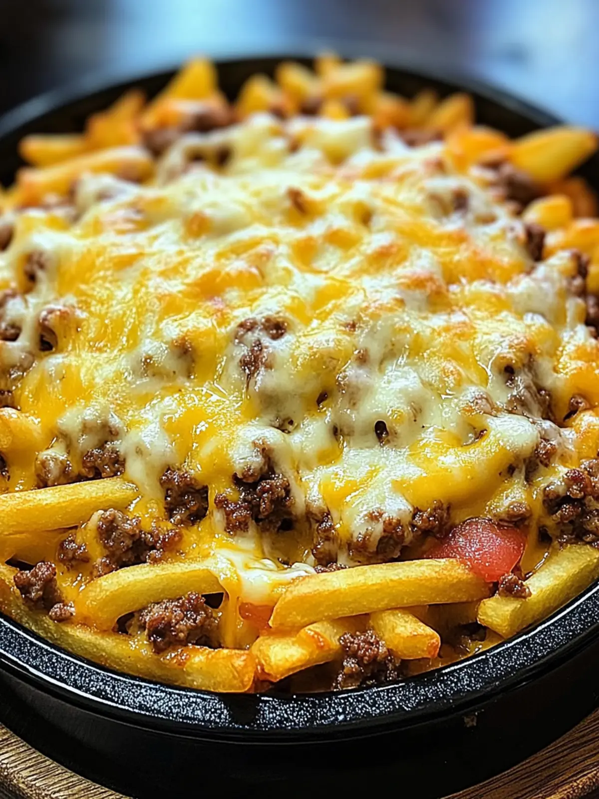 Cheeseburger French Fry Casserole