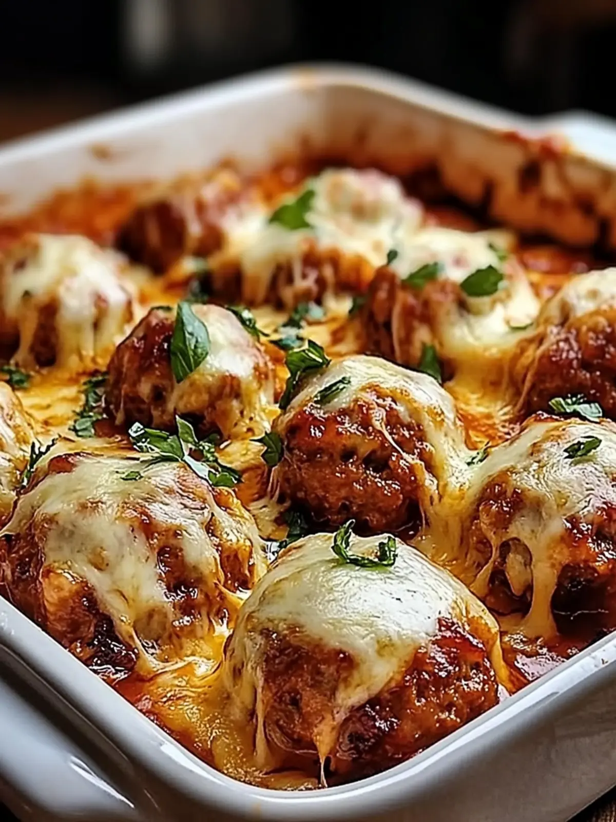 Cheesy Meatball Delight in an Oven Dish That's Pure Comfort 2 Cheesy Meatball Delight in an Oven Dish