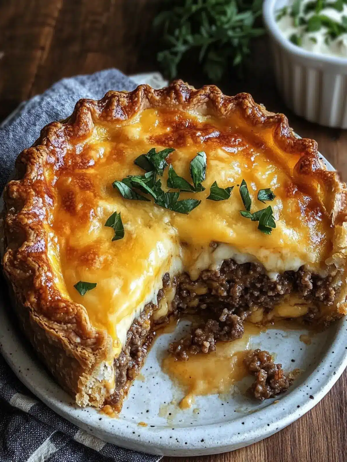 Irresistible Homemade Cheeseburger Pie for Cozy Family Nights 2 Homemade Cheeseburger Pie for Cozy Family Nights