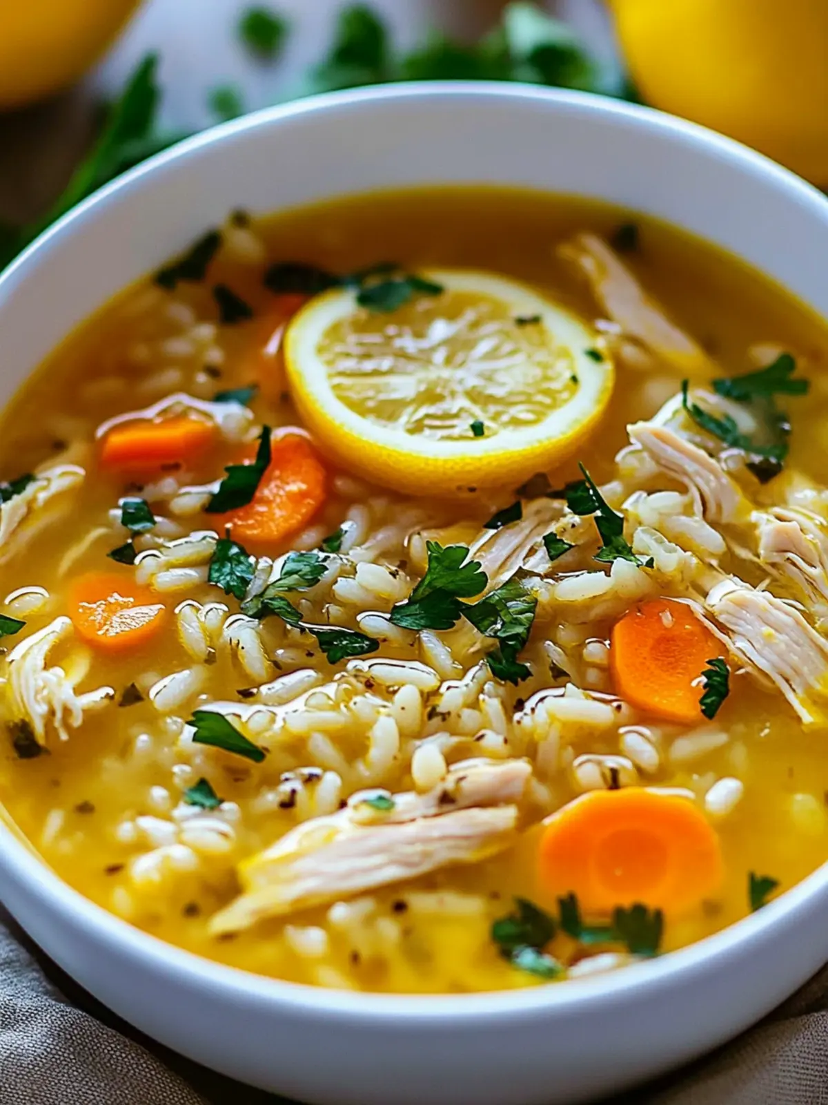 Revitalize Your Day with Anti-Inflammatory Lemon Ginger Soup 3 Anti-Inflammatory Lemon Ginger Turmeric Soup with Chicken & Rice